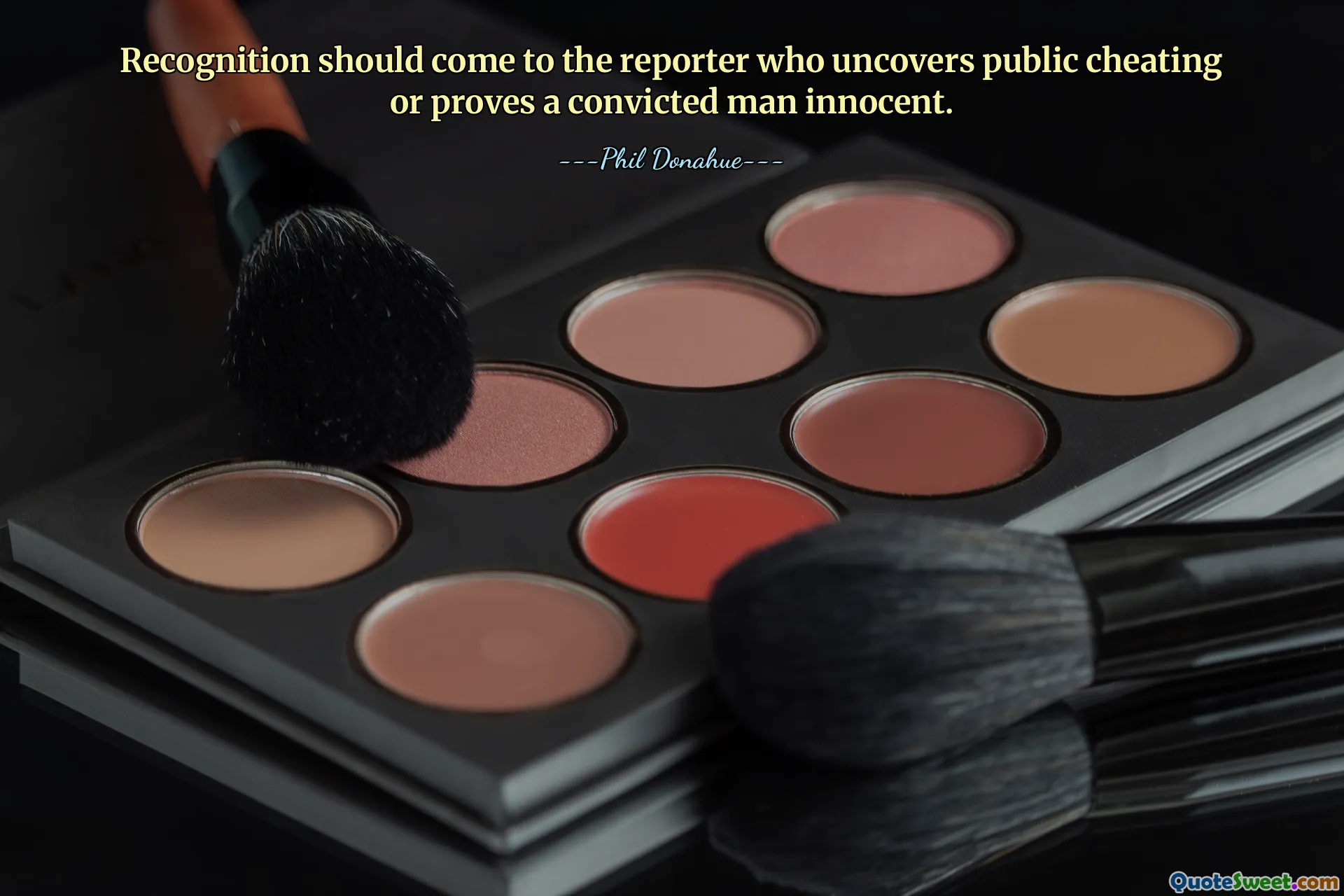 Recognition should come to the reporter who uncovers public cheating or proves a convicted man innocent.