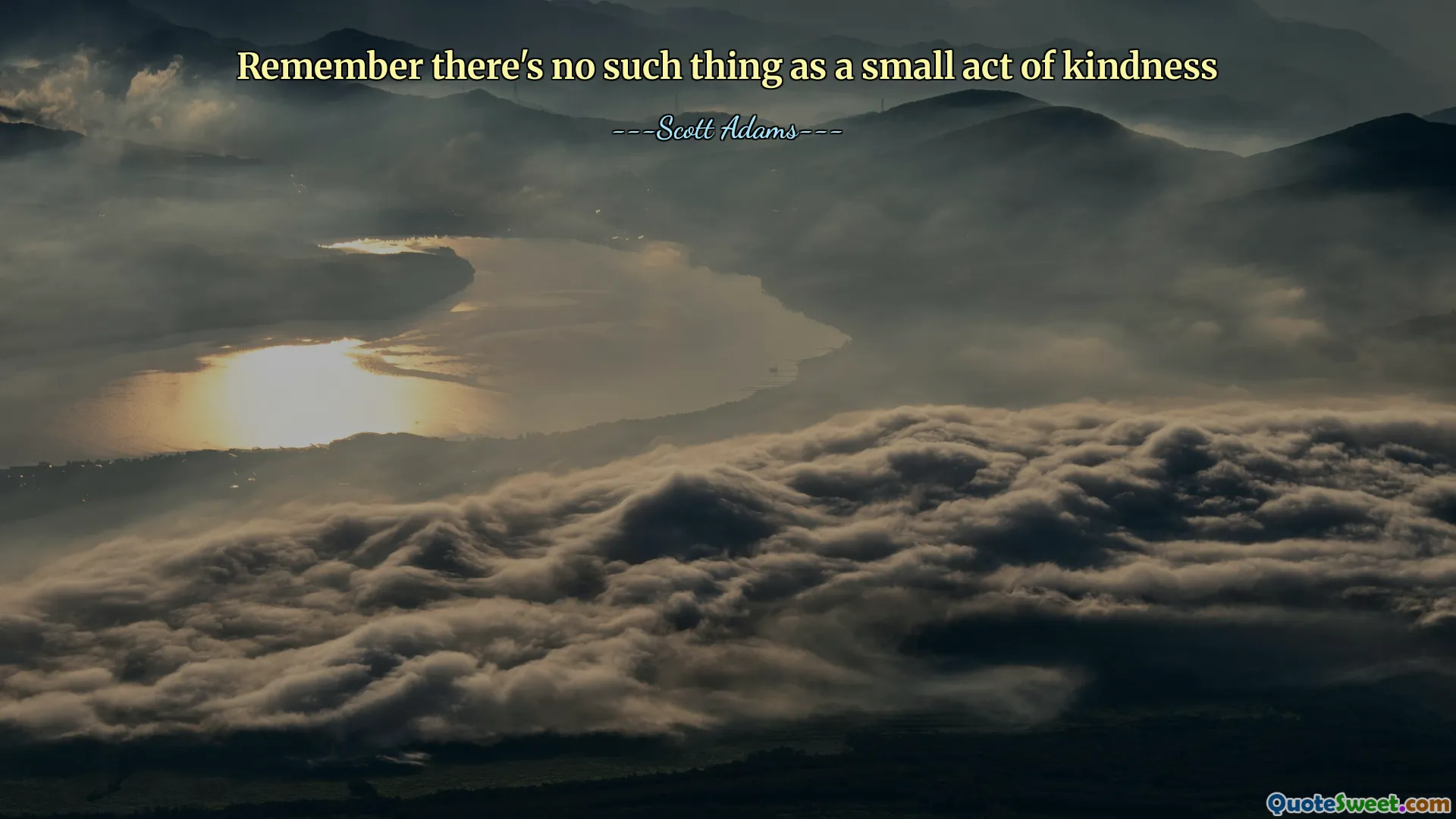 Kom ihåg att det inte finns något sådant som en liten vänlighet