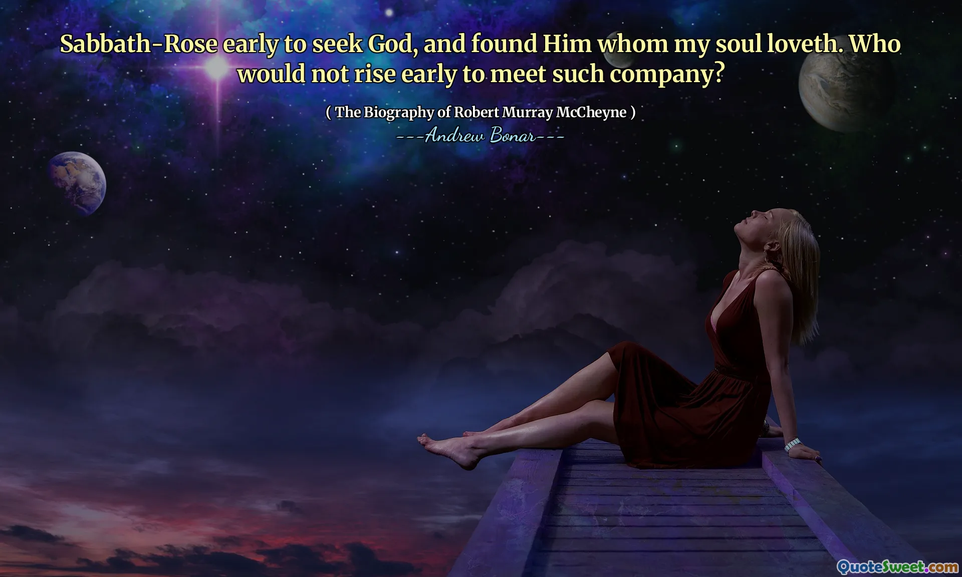 Sabbath-Rose early to seek God, and found Him whom my soul loveth. Who would not rise early to meet such company?