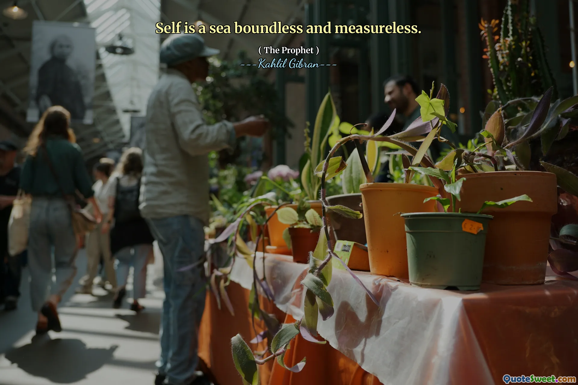 Self is a sea boundless and measureless.