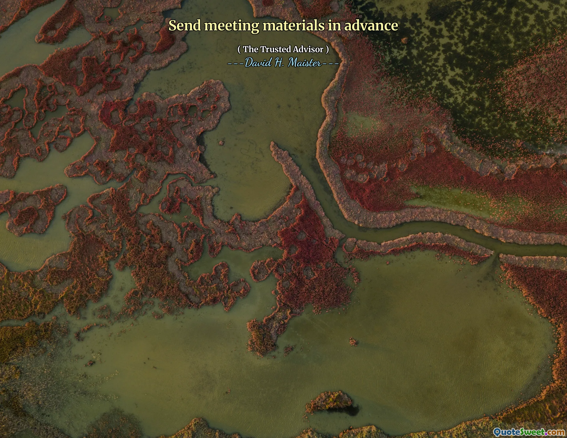 Stuur vooraf vergadermaterialen