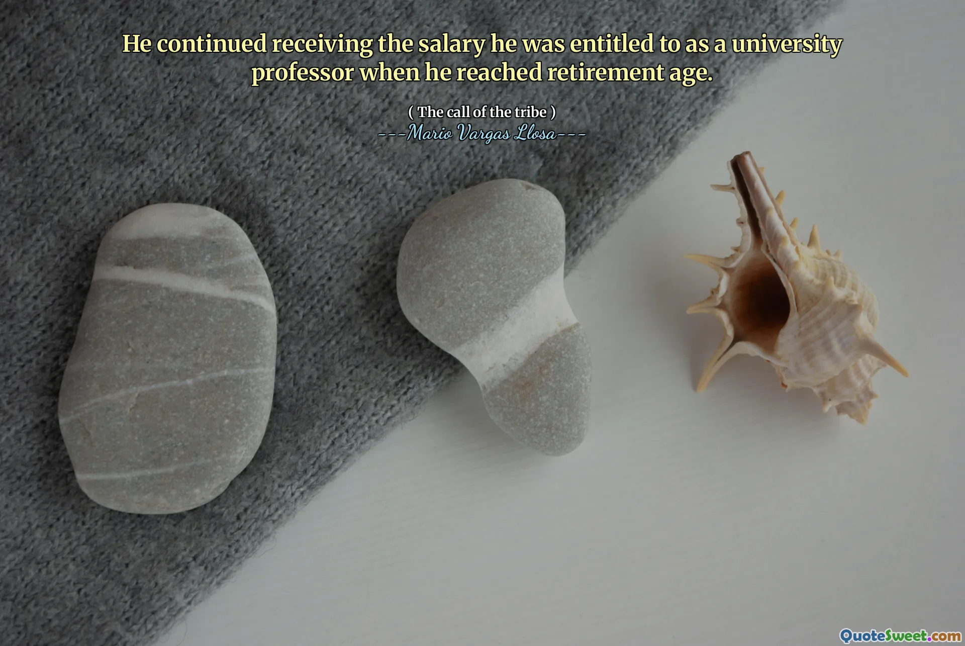 He continued receiving the salary he was entitled to as a university professor when he reached retirement age.