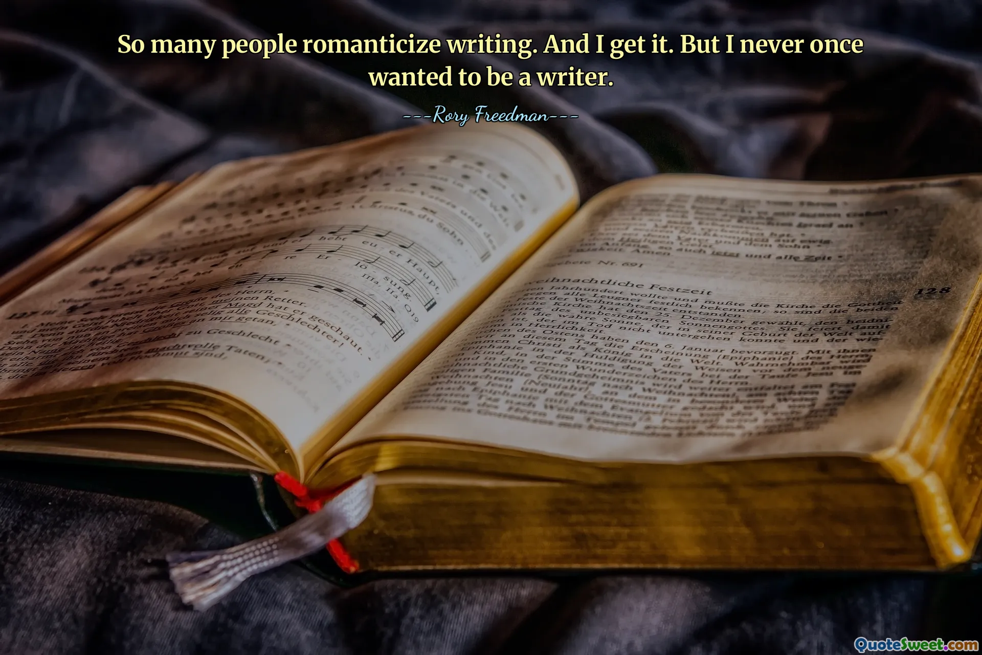 So many people romanticize writing. And I get it. But I never once wanted to be a writer.