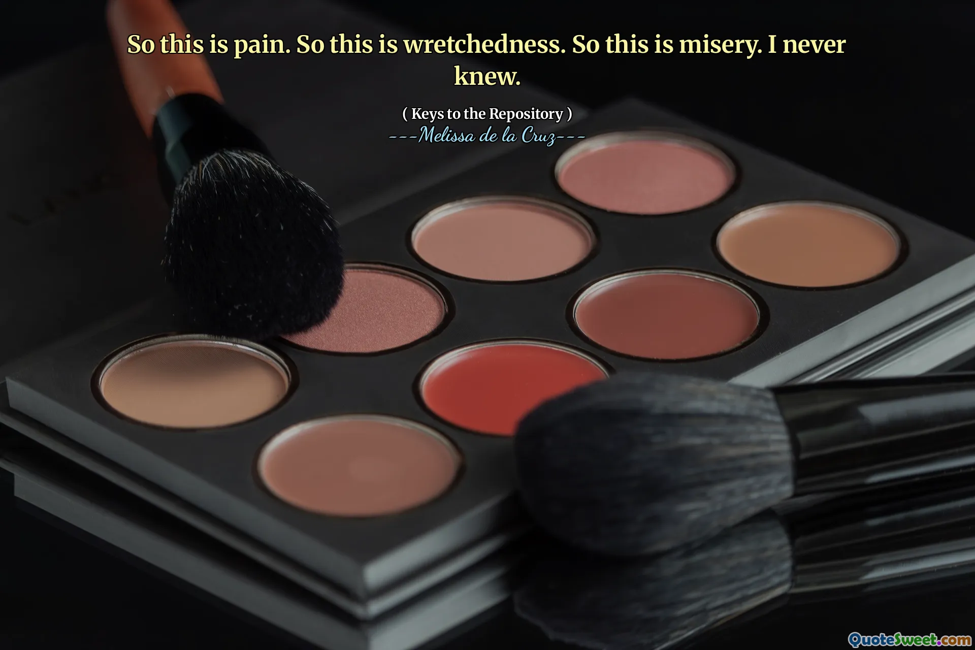 So this is pain. So this is wretchedness. So this is misery. I never knew.