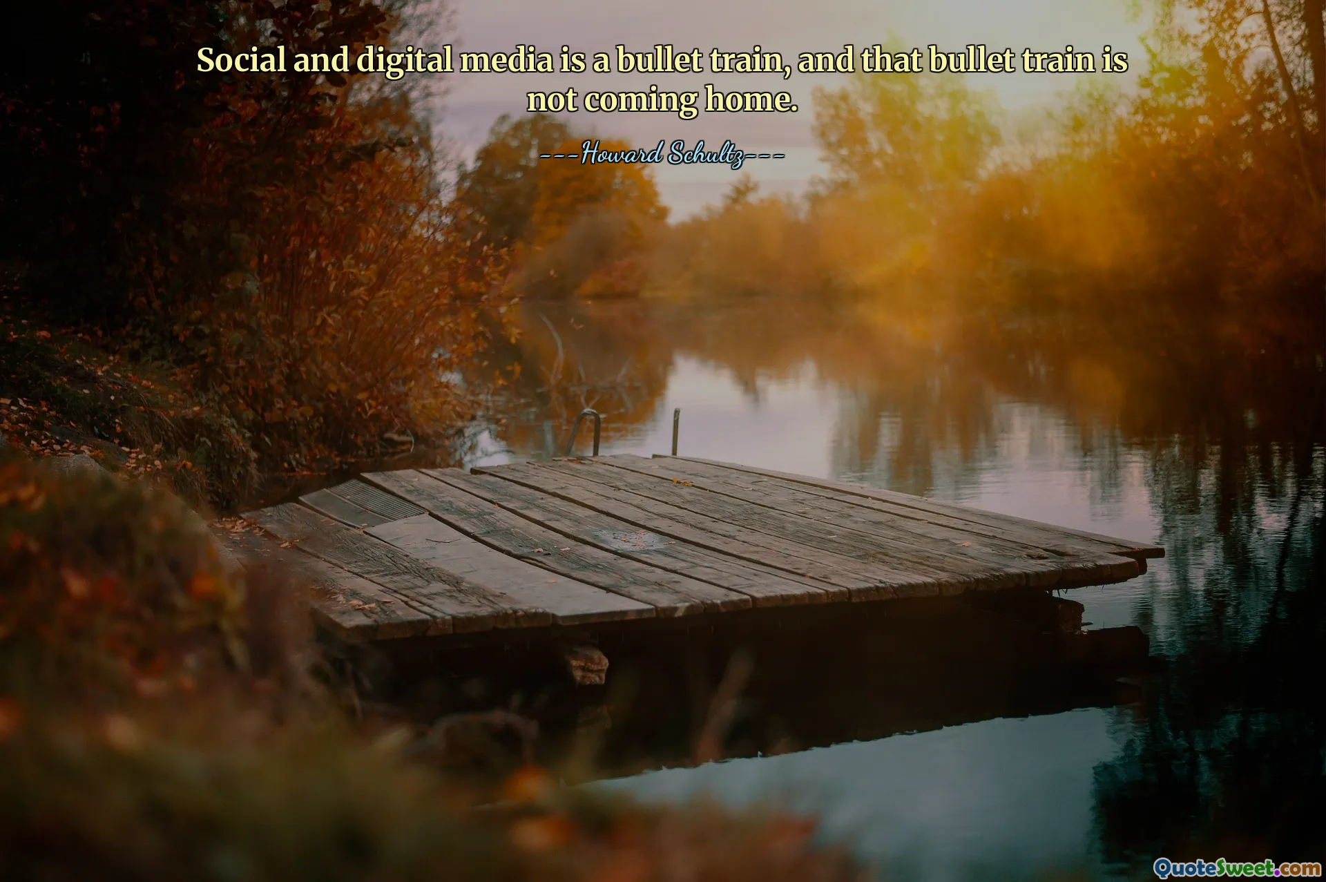 社交和数字媒体是一列子弹头列车，而这列子弹头列车不会回家。