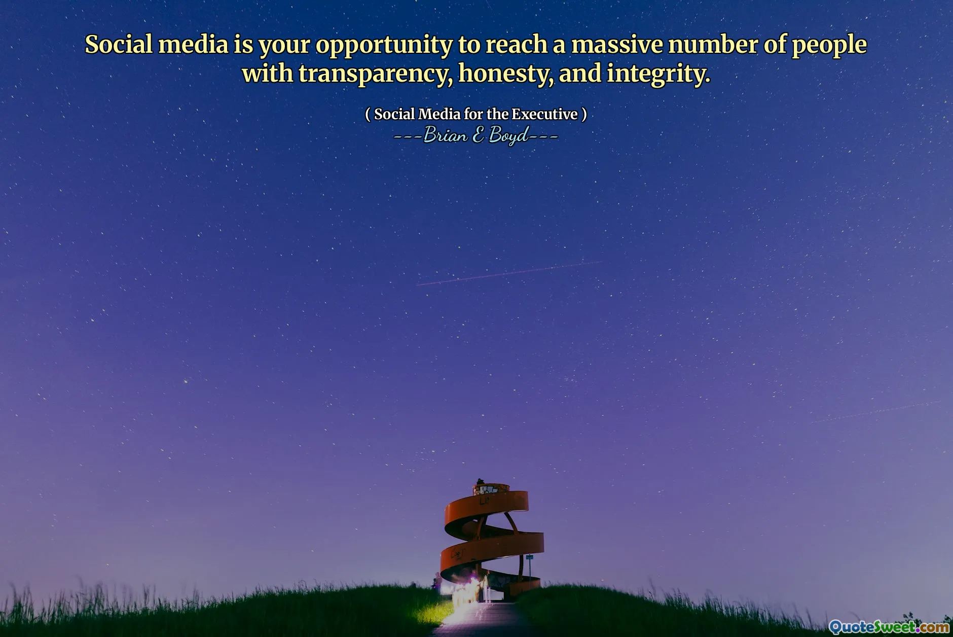 Sosiale medier er din mulighet til å nå et enormt antall mennesker med åpenhet, ærlighet og integritet.