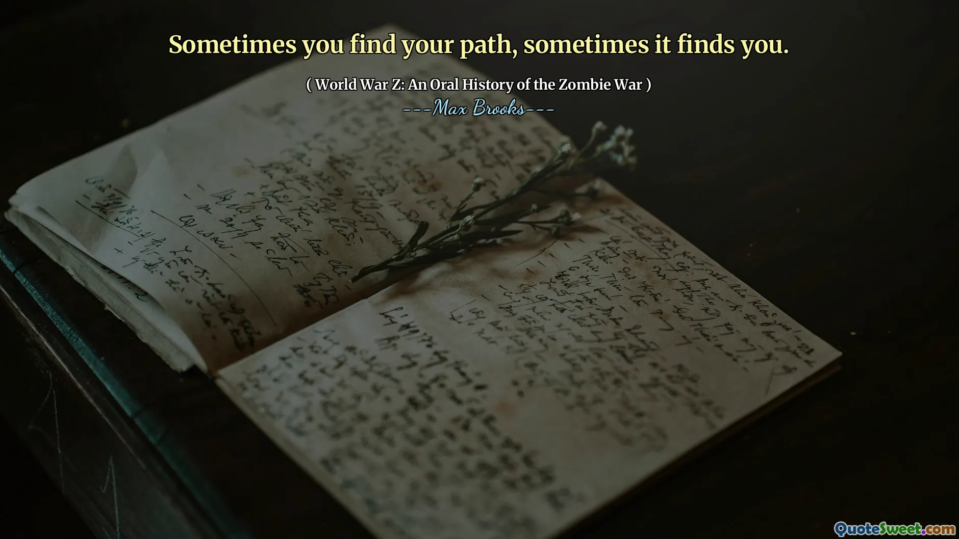 Sometimes you find your path, sometimes it finds you.