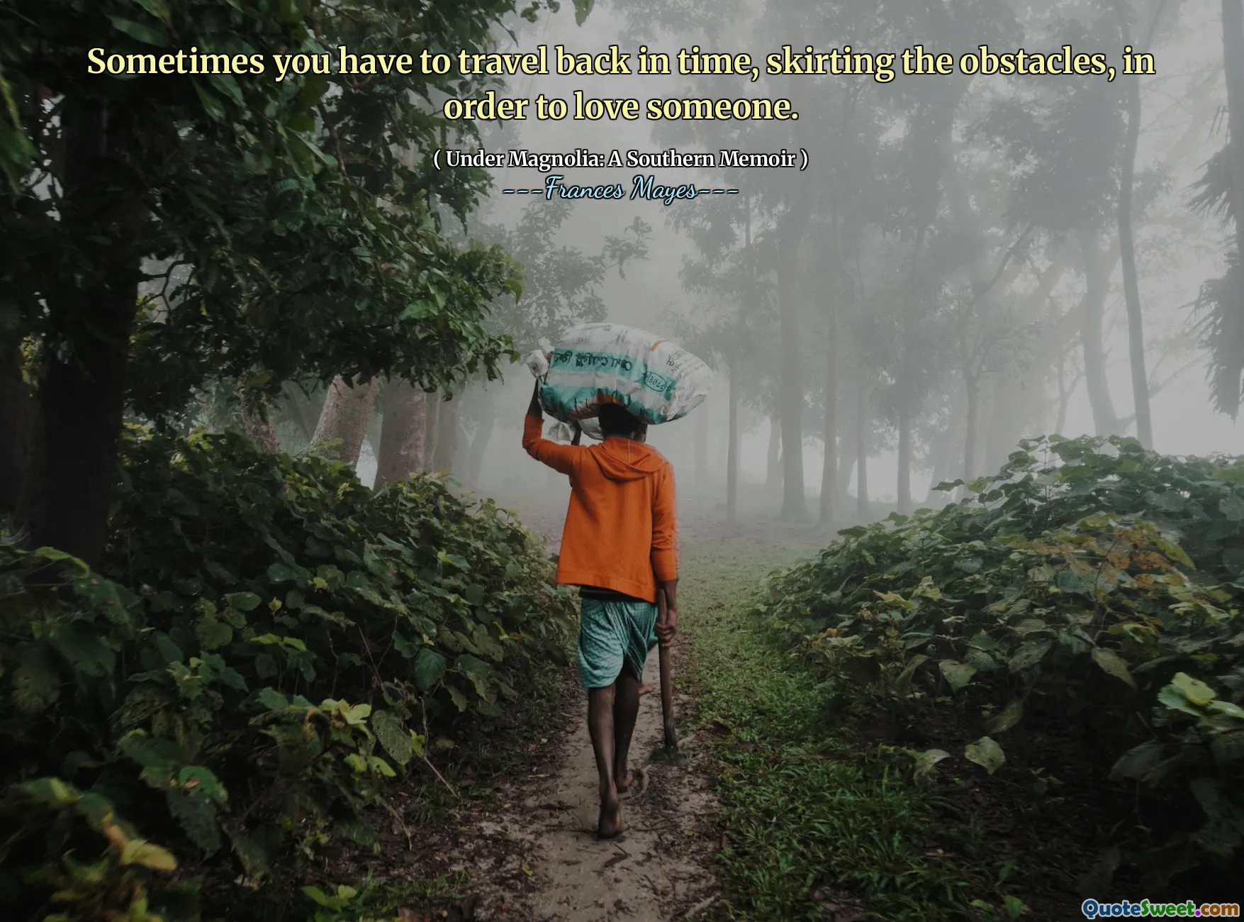 Soms moet je terug in de tijd reizen, op de obstakels, om van iemand te houden.