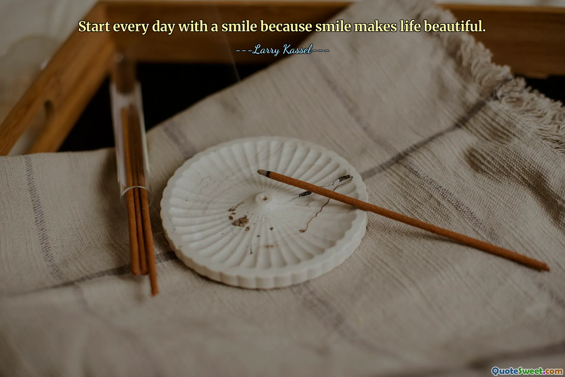 Start every day with a smile because smile makes life beautiful.