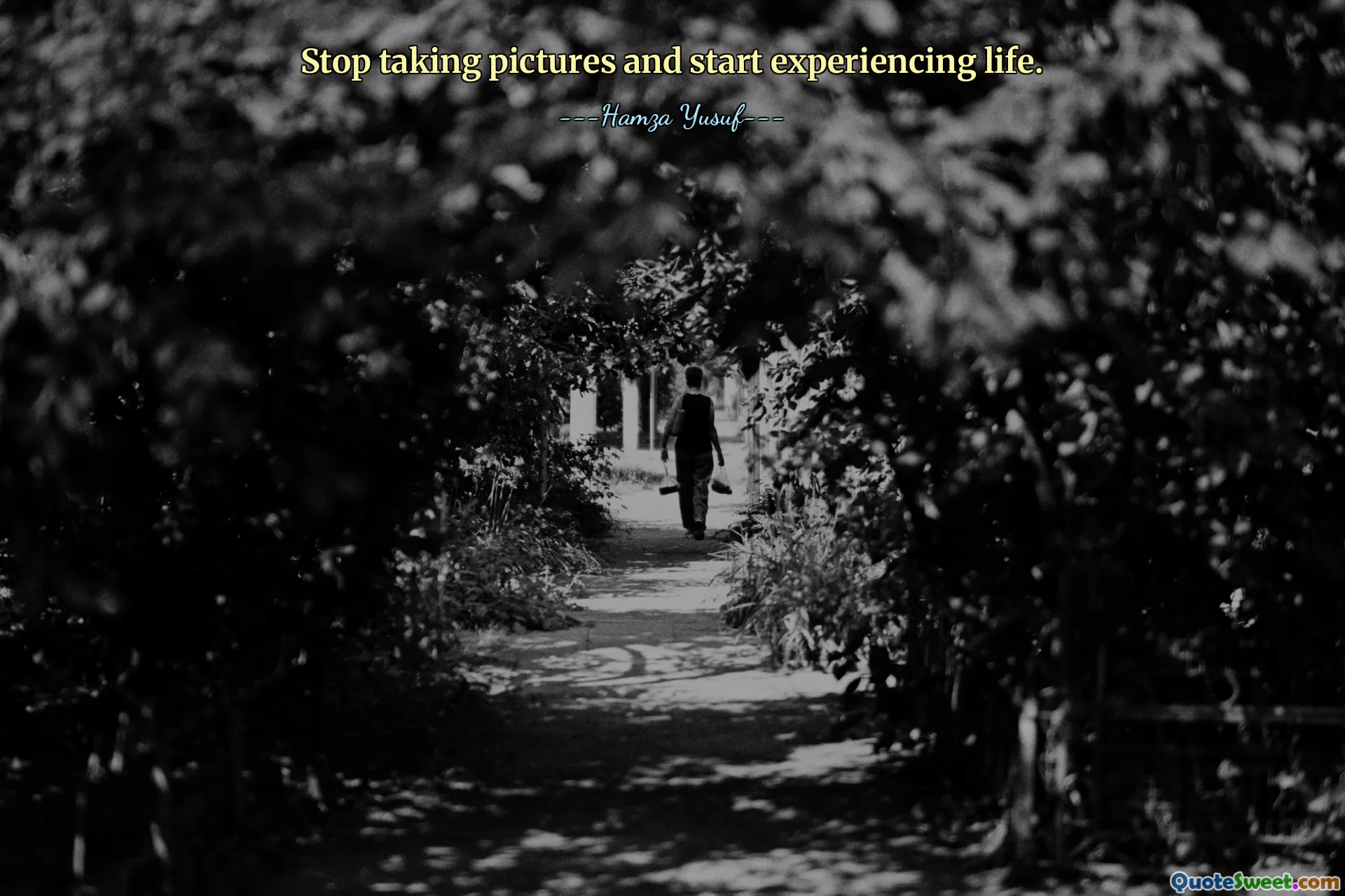 Smetti di scattare foto e inizia a sperimentare la vita.