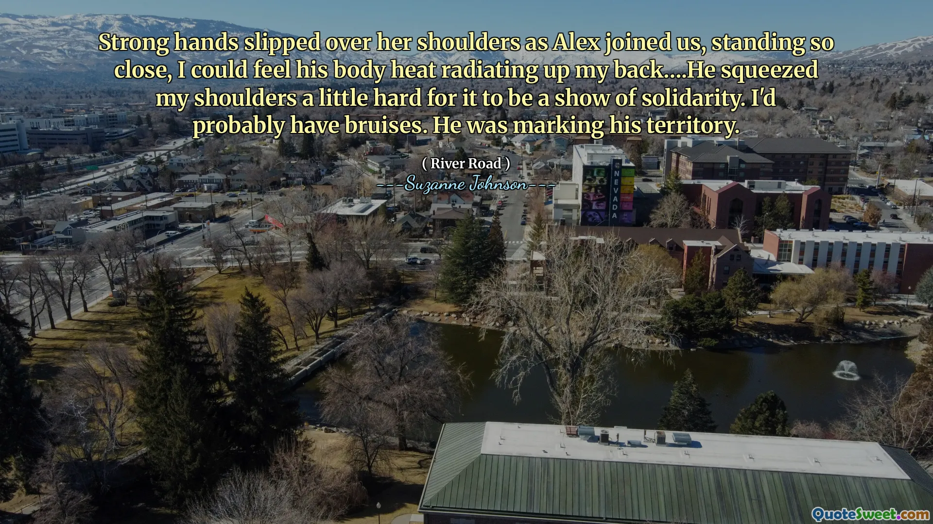 Strong hands slipped over her shoulders as Alex joined us, standing so close, I could feel his body heat radiating up my back….He squeezed my shoulders a little hard for it to be a show of solidarity. I'd probably have bruises. He was marking his territory.