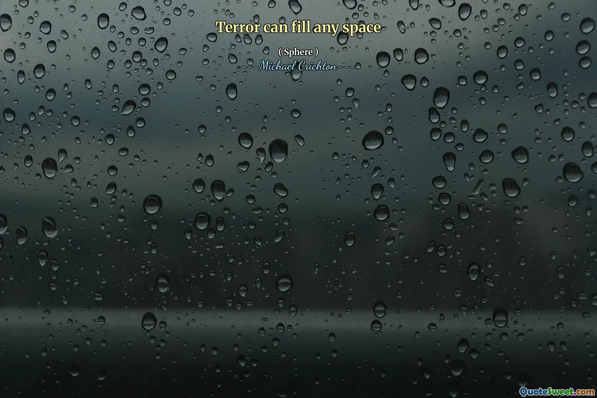 يمكن للإرهاب أن يملأ أي مساحة