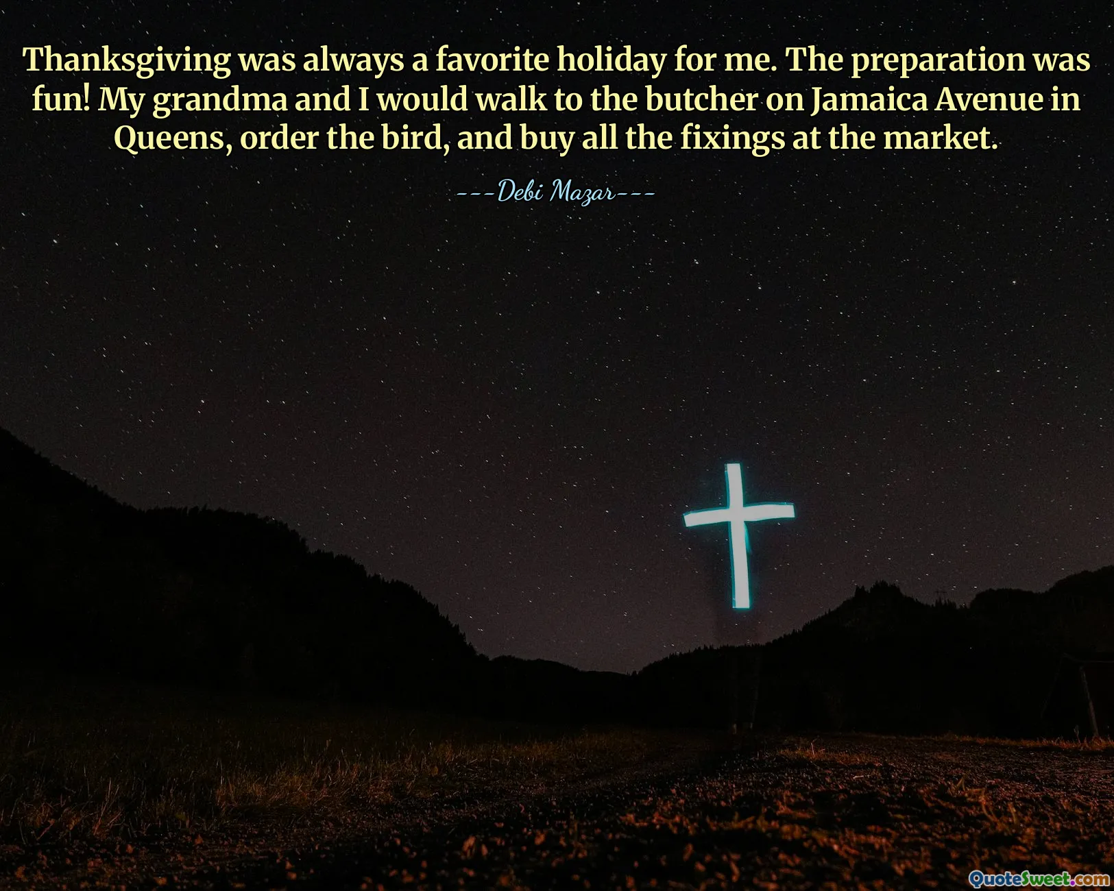 Thanksgiving was always a favorite holiday for me. The preparation was fun! My grandma and I would walk to the butcher on Jamaica Avenue in Queens, order the bird, and buy all the fixings at the market.