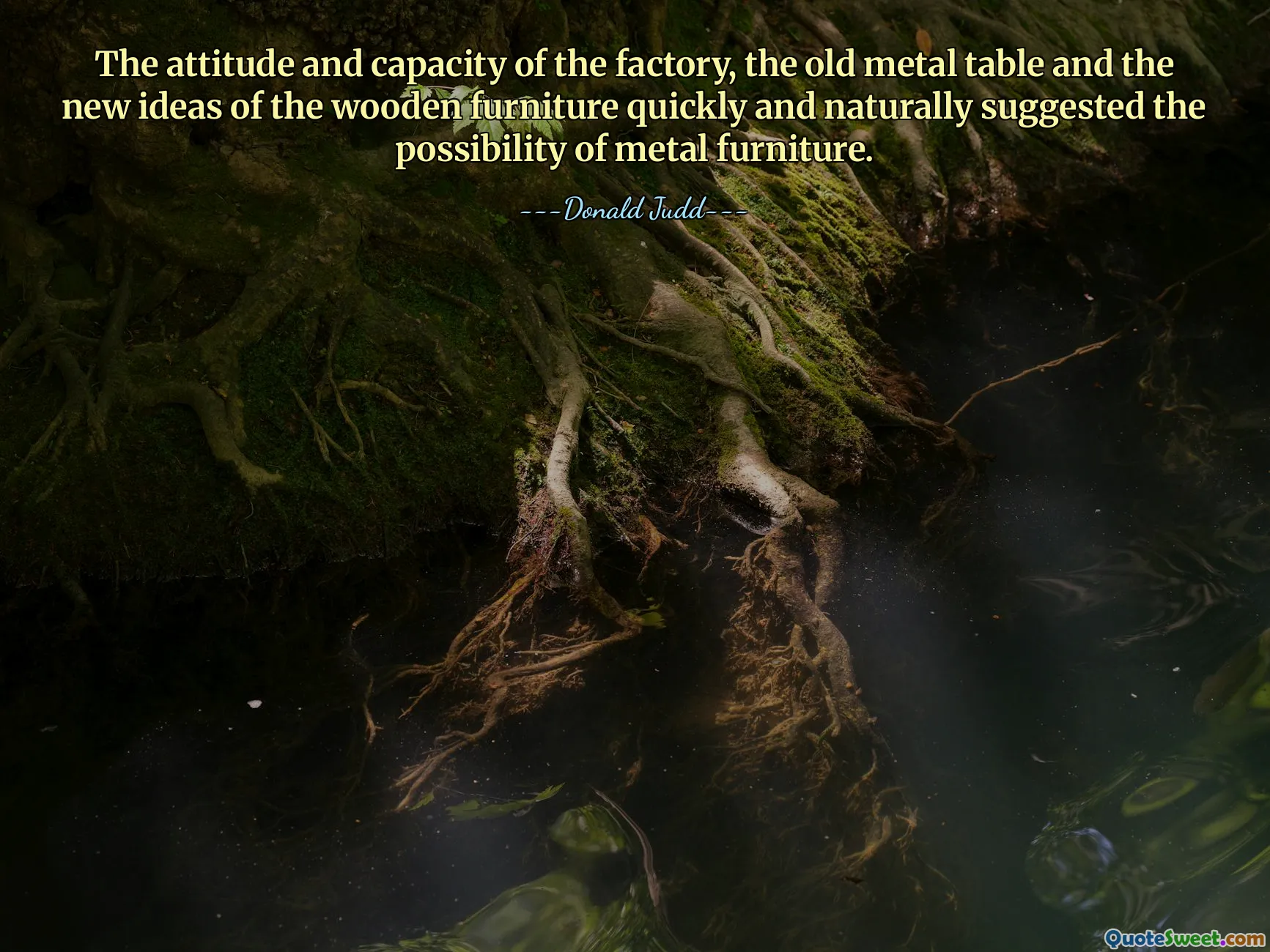 The attitude and capacity of the factory, the old metal table and the new ideas of the wooden furniture quickly and naturally suggested the possibility of metal furniture.