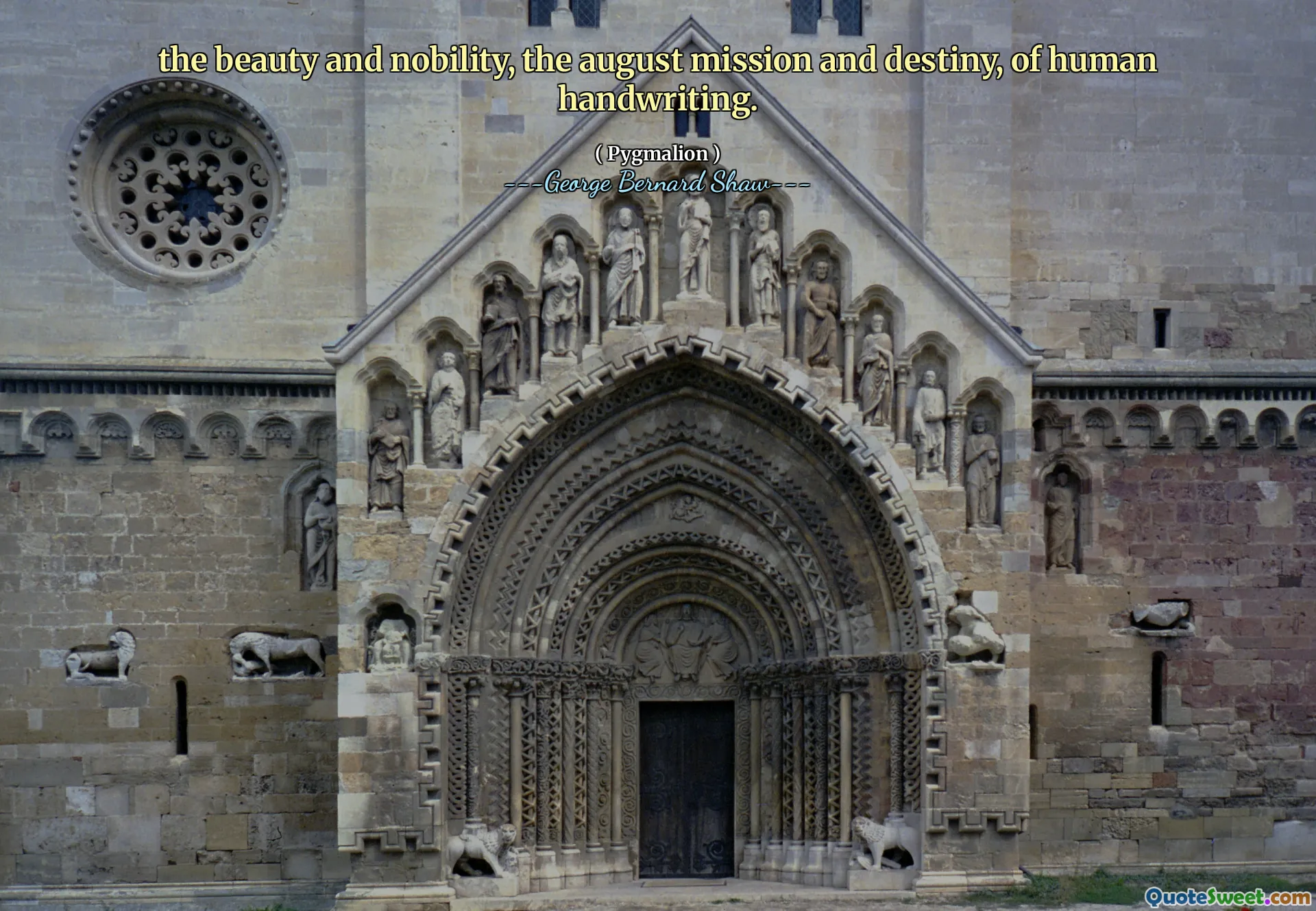 人类笔迹的美丽与贵族，八月的使命和命运。