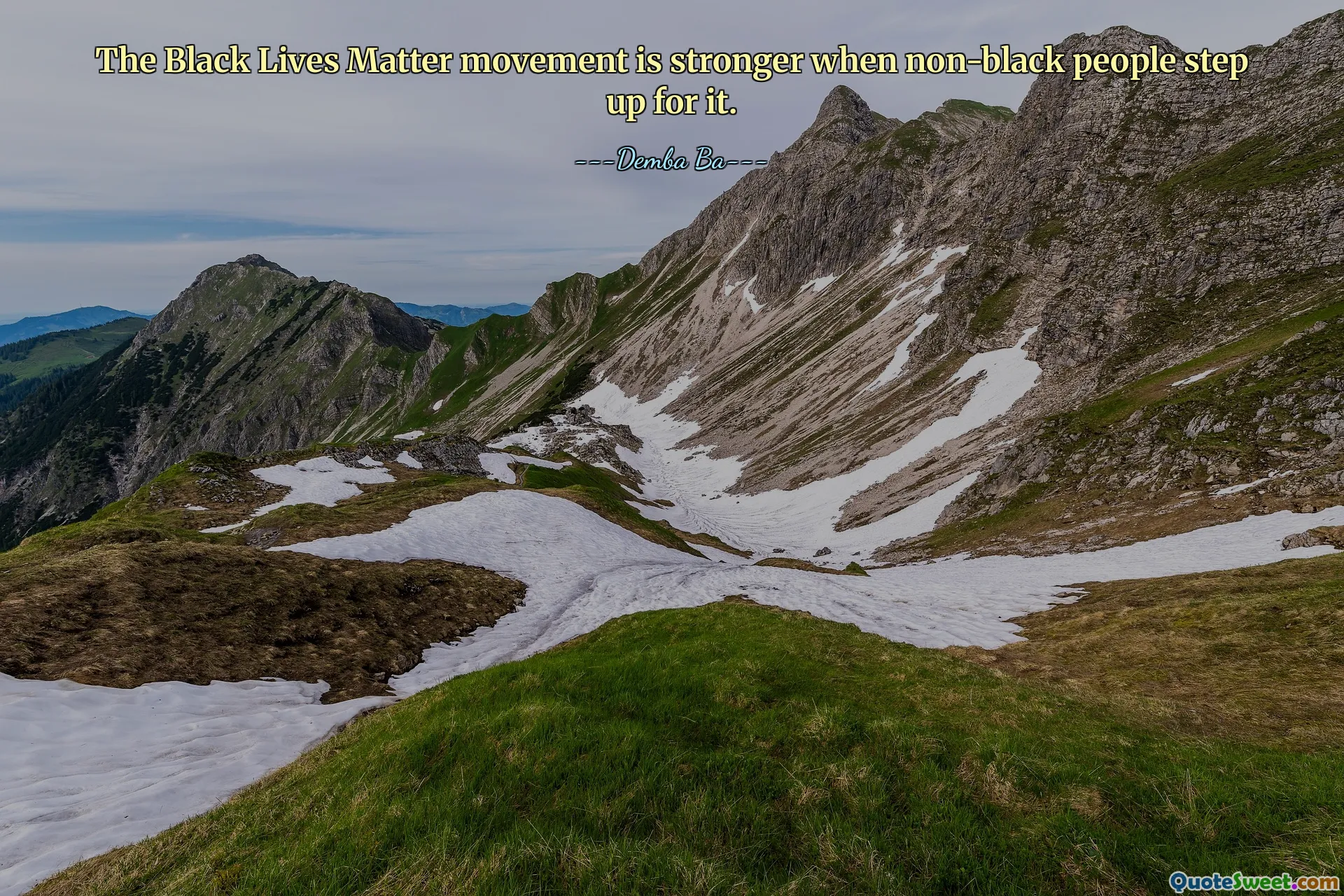 The Black Lives Matter movement is stronger when non-black people step up for it.