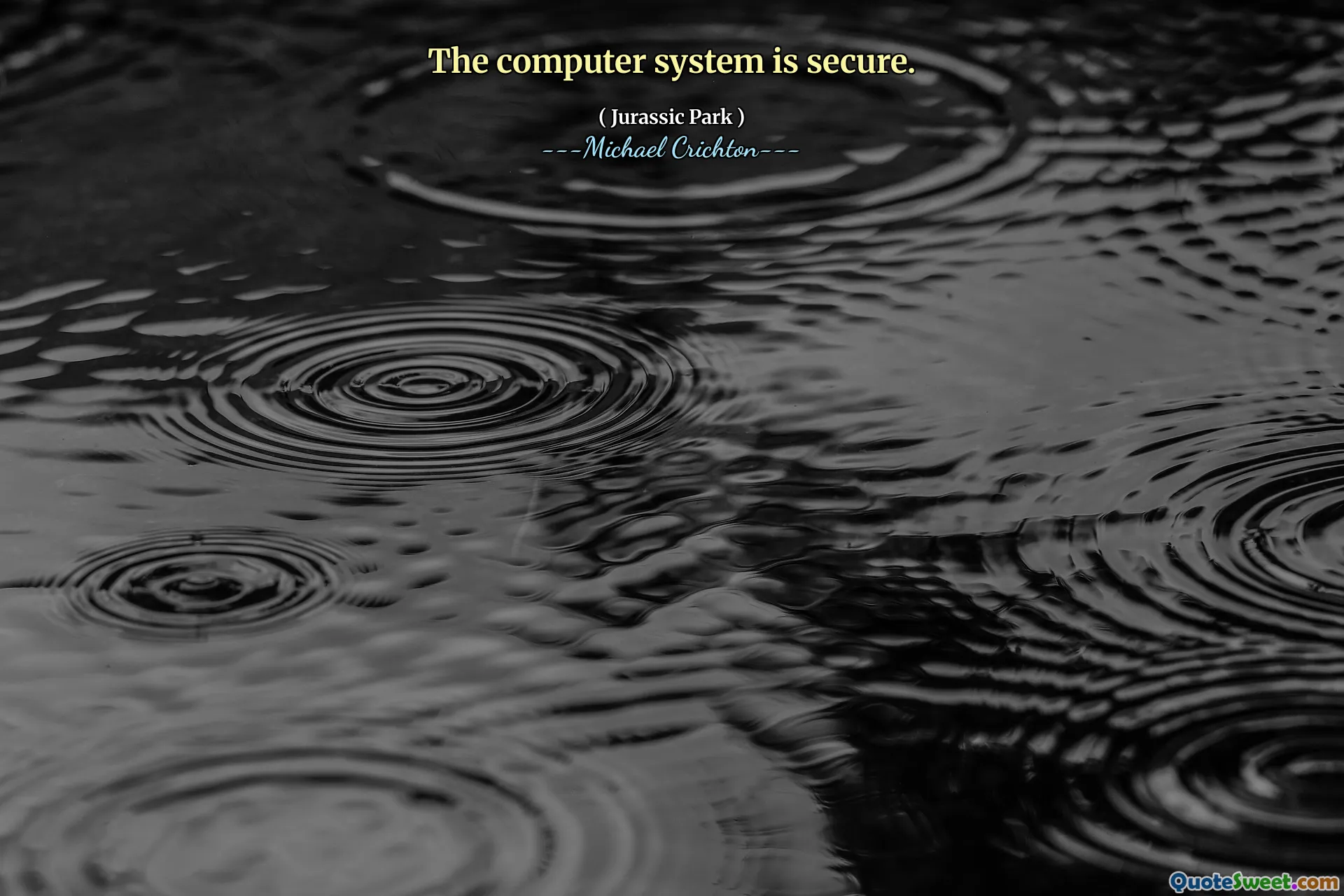 计算机系统是安全的。