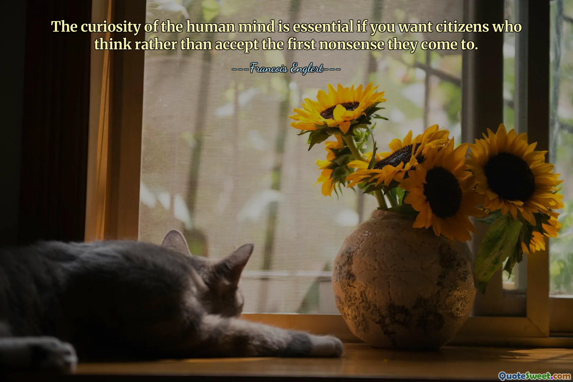 The curiosity of the human mind is essential if you want citizens who think rather than accept the first nonsense they come to.