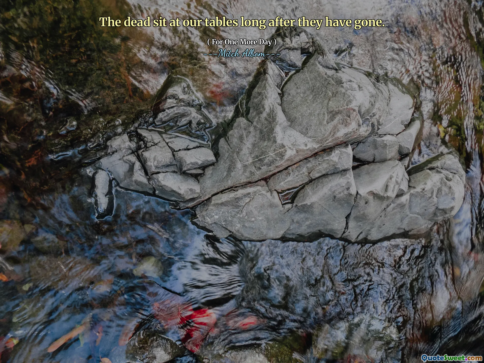 死者走了很长时间就坐在我们桌子上。