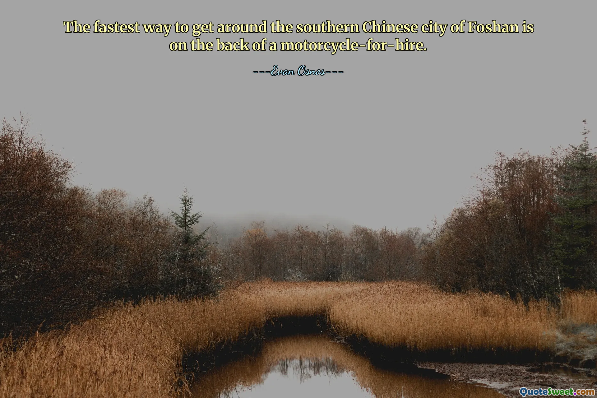 The fastest way to get around the southern Chinese city of Foshan is on the back of a motorcycle-for-hire.