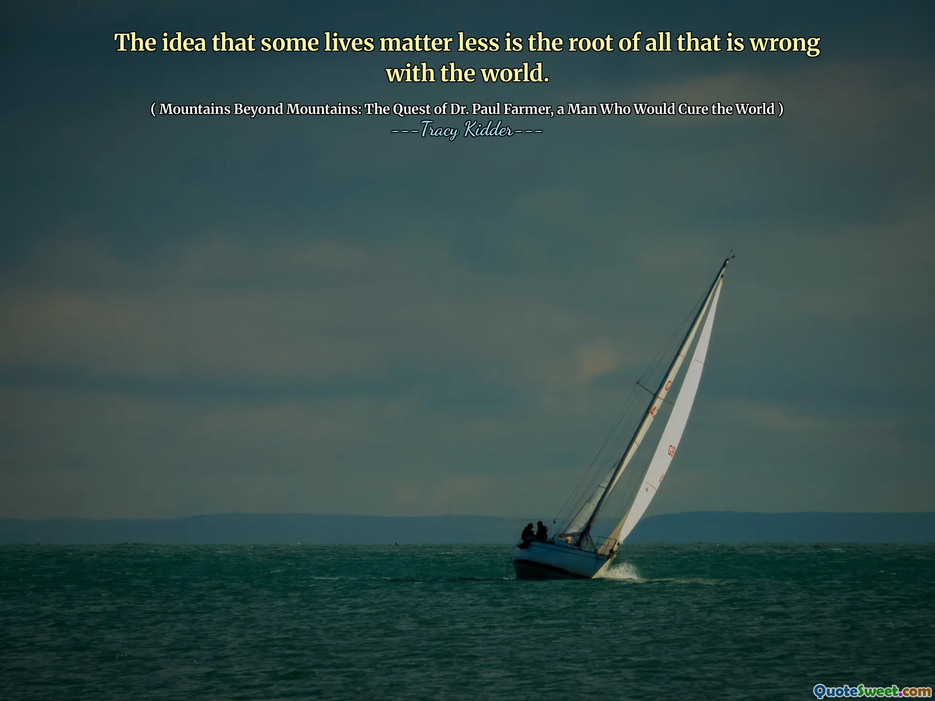 فكرة أن بعض الأرواح المهمة هي جذر كل ما هو الخطأ في العالم.