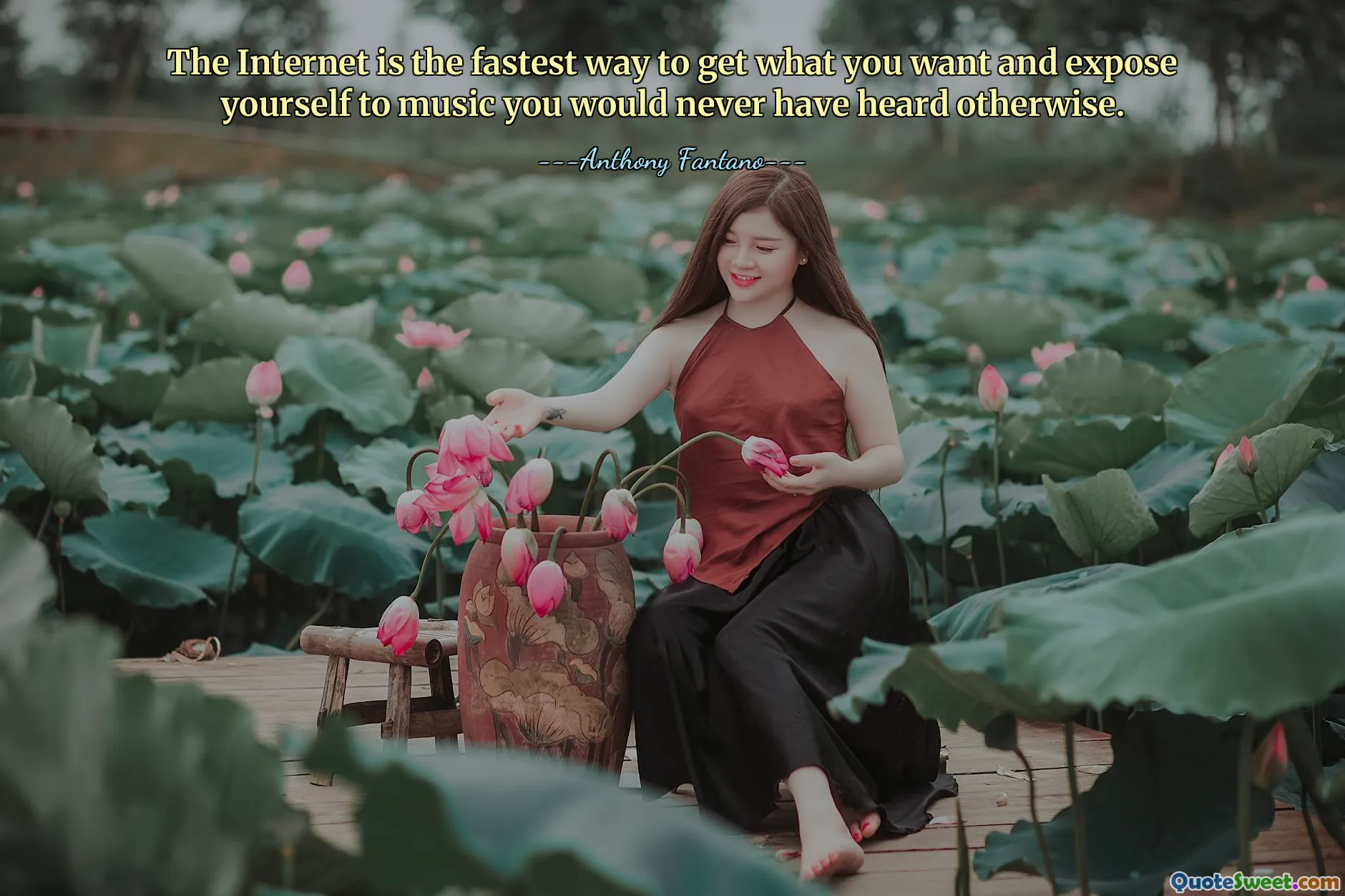 The Internet is the fastest way to get what you want and expose yourself to music you would never have heard otherwise.