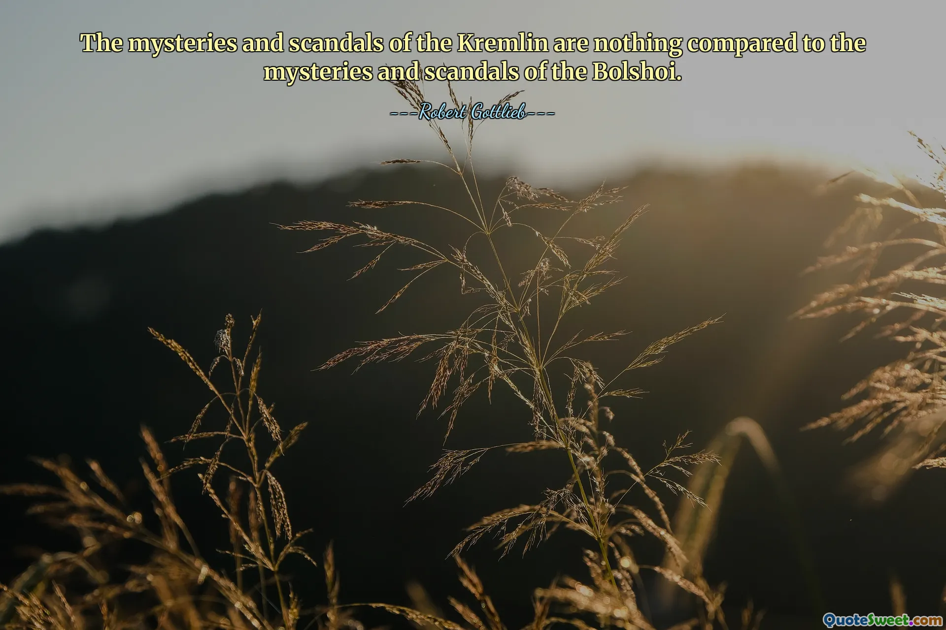 The mysteries and scandals of the Kremlin are nothing compared to the mysteries and scandals of the Bolshoi.