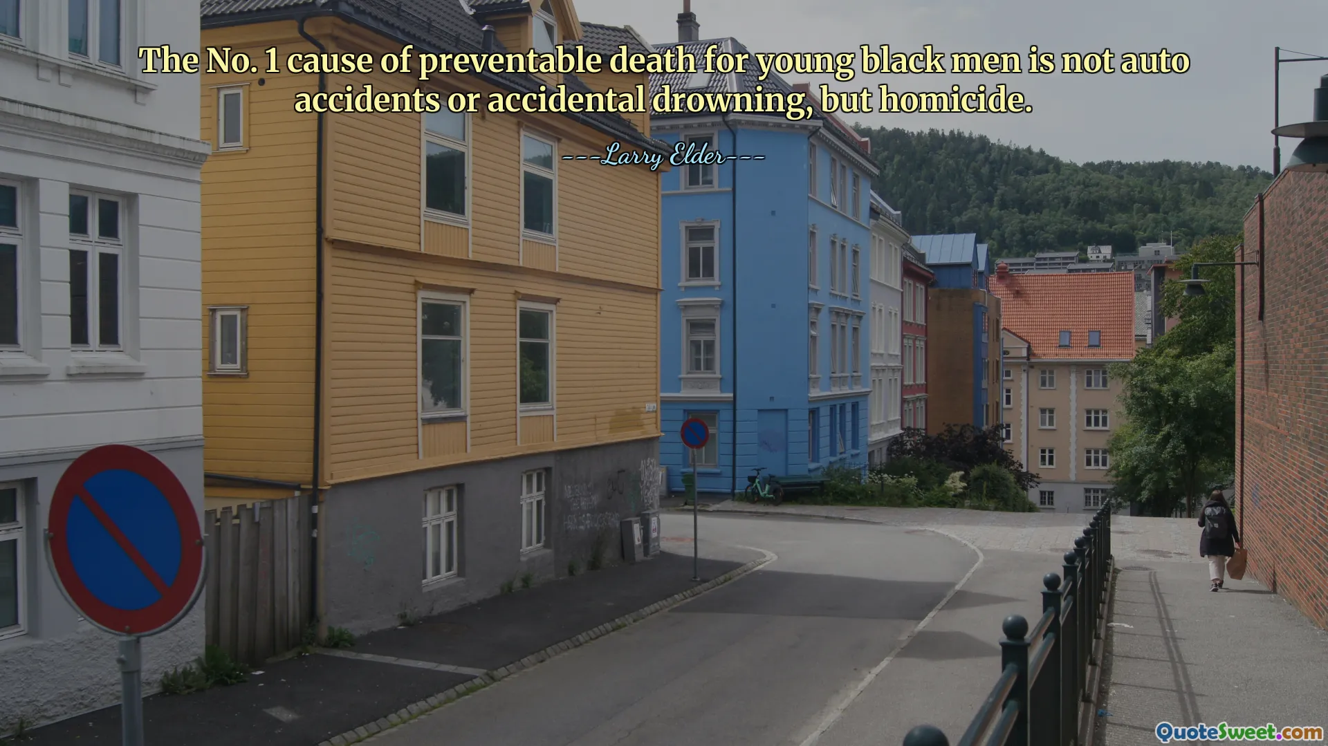 The No. 1 cause of preventable death for young black men is not auto accidents or accidental drowning, but homicide.