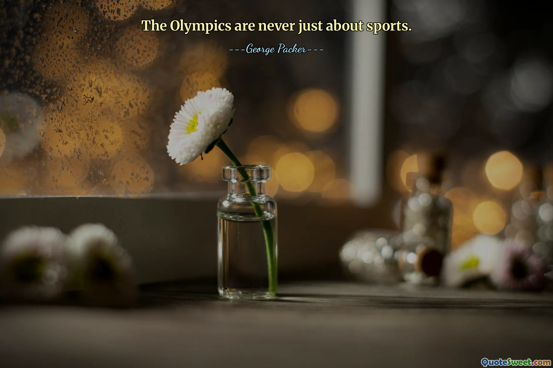 The Olympics are never just about sports.