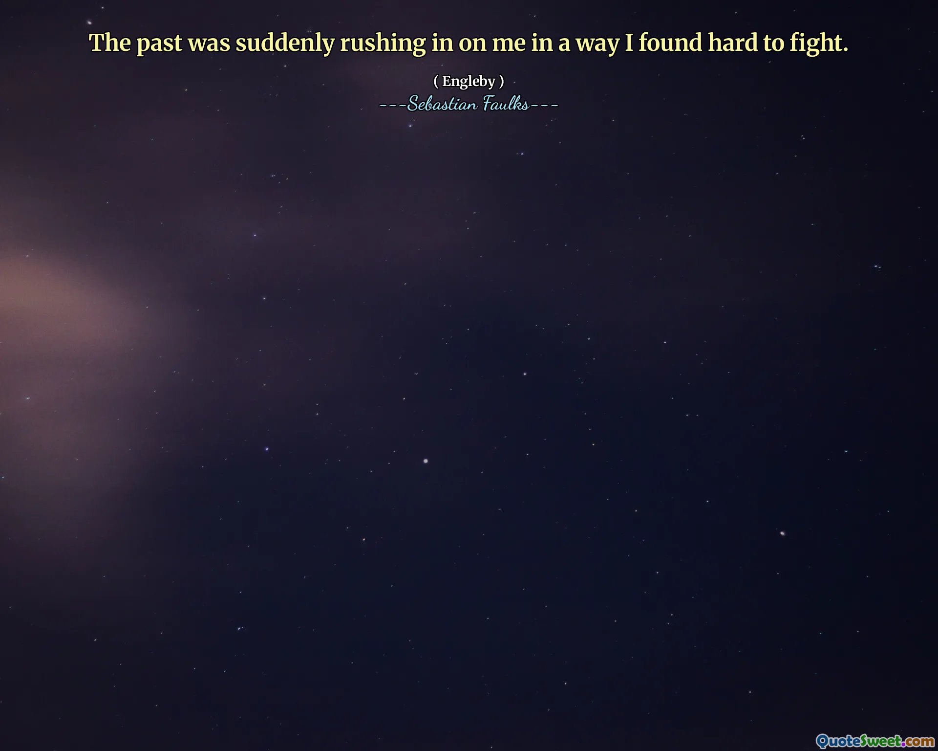 Прошлое внезапно бросалось на меня так, как мне было трудно сражаться.