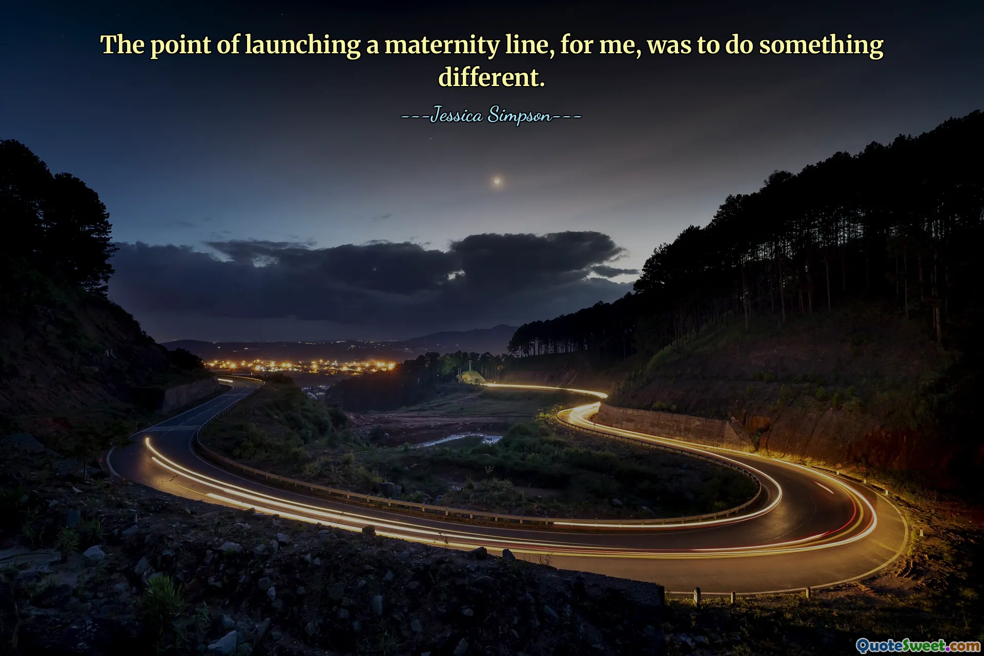 The point of launching a maternity line, for me, was to do something different.