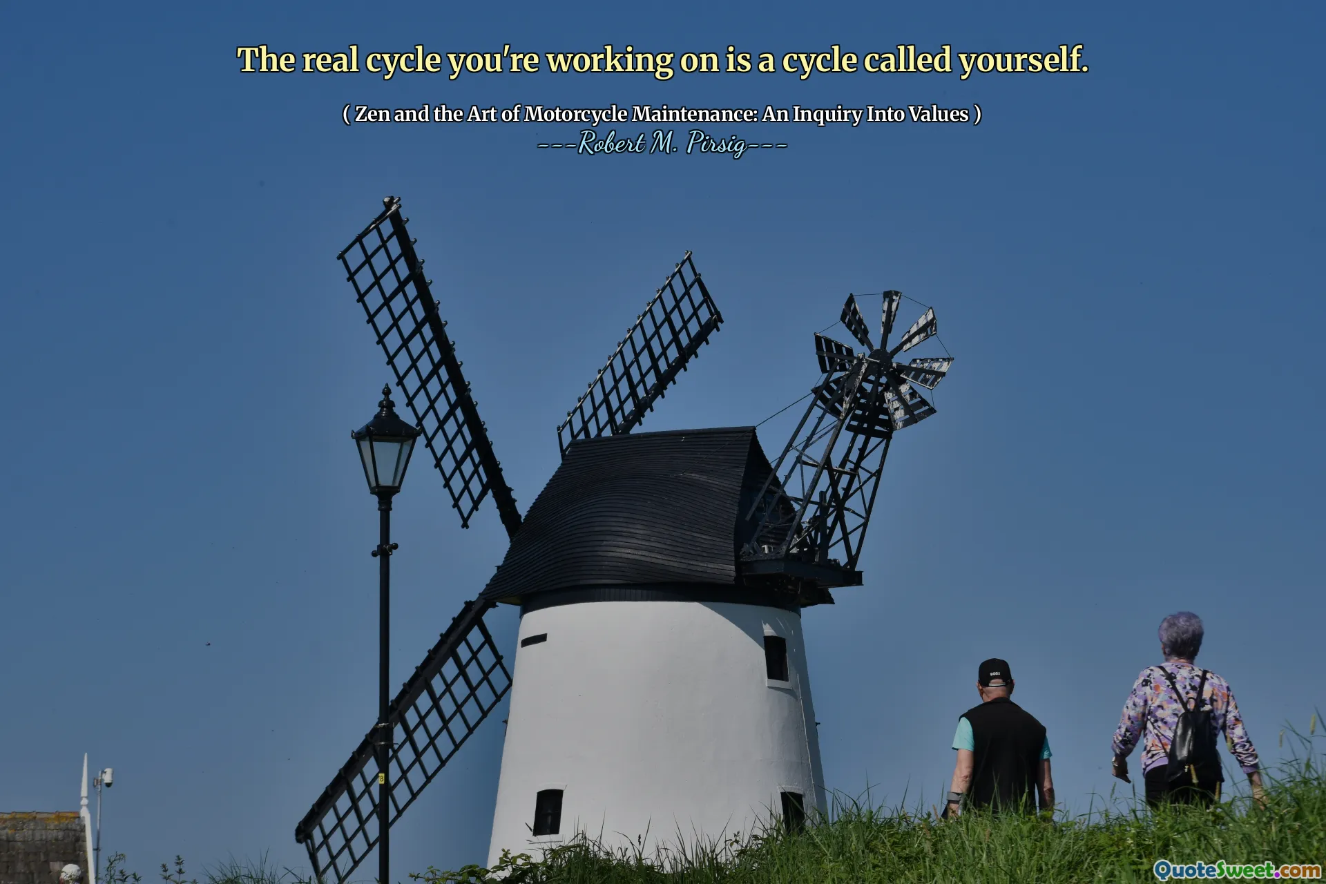 The real cycle you're working on is a cycle called yourself.