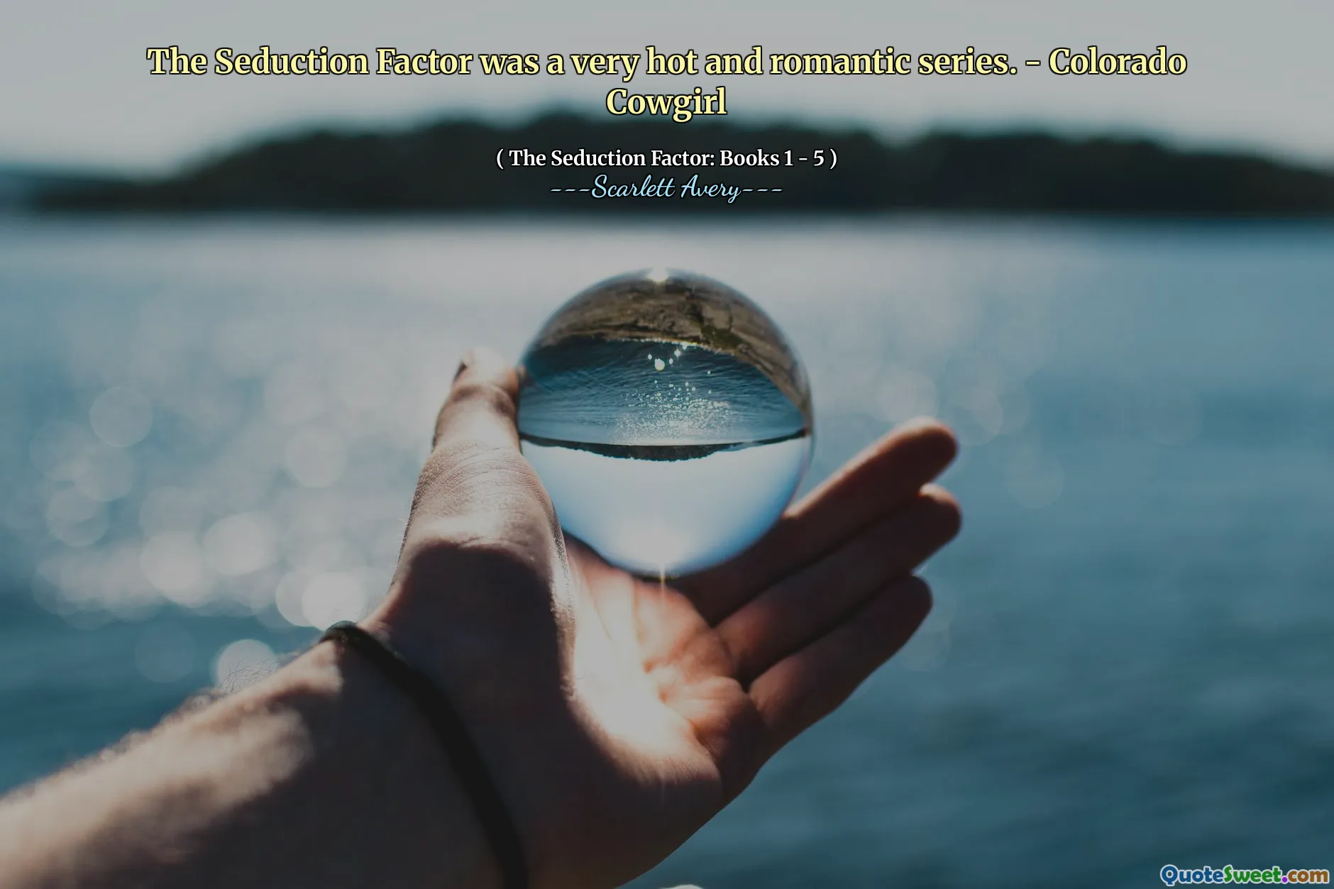 The Seduction Factor was a very hot and romantic series. - Colorado Cowgirl