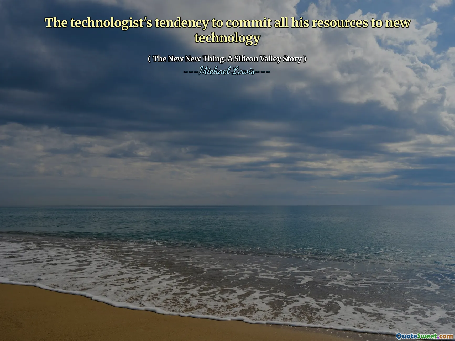 Tendencja technologa do popełniania wszystkich jego zasobów na nowe technologie