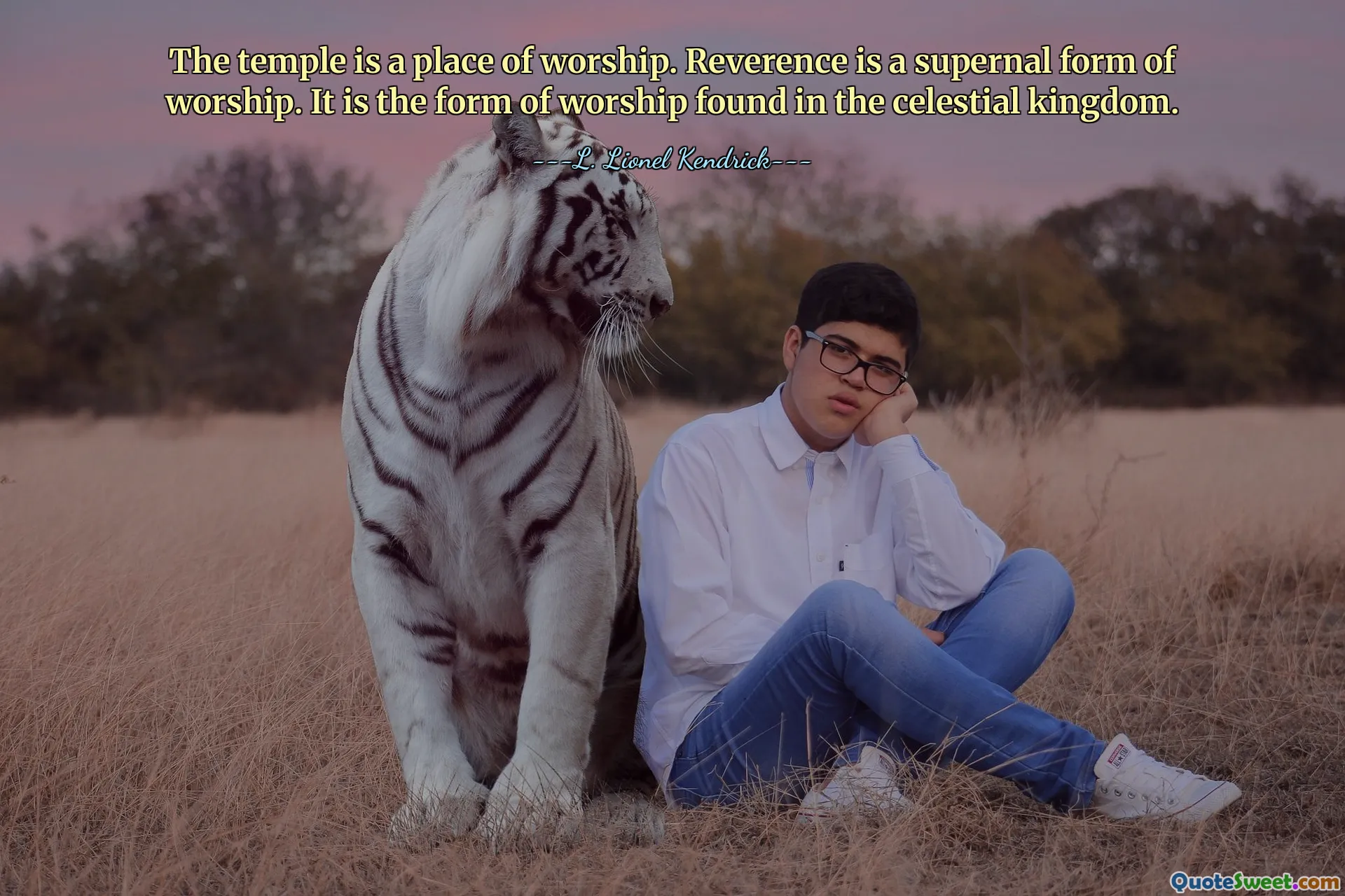 The temple is a place of worship. Reverence is a supernal form of worship. It is the form of worship found in the celestial kingdom.