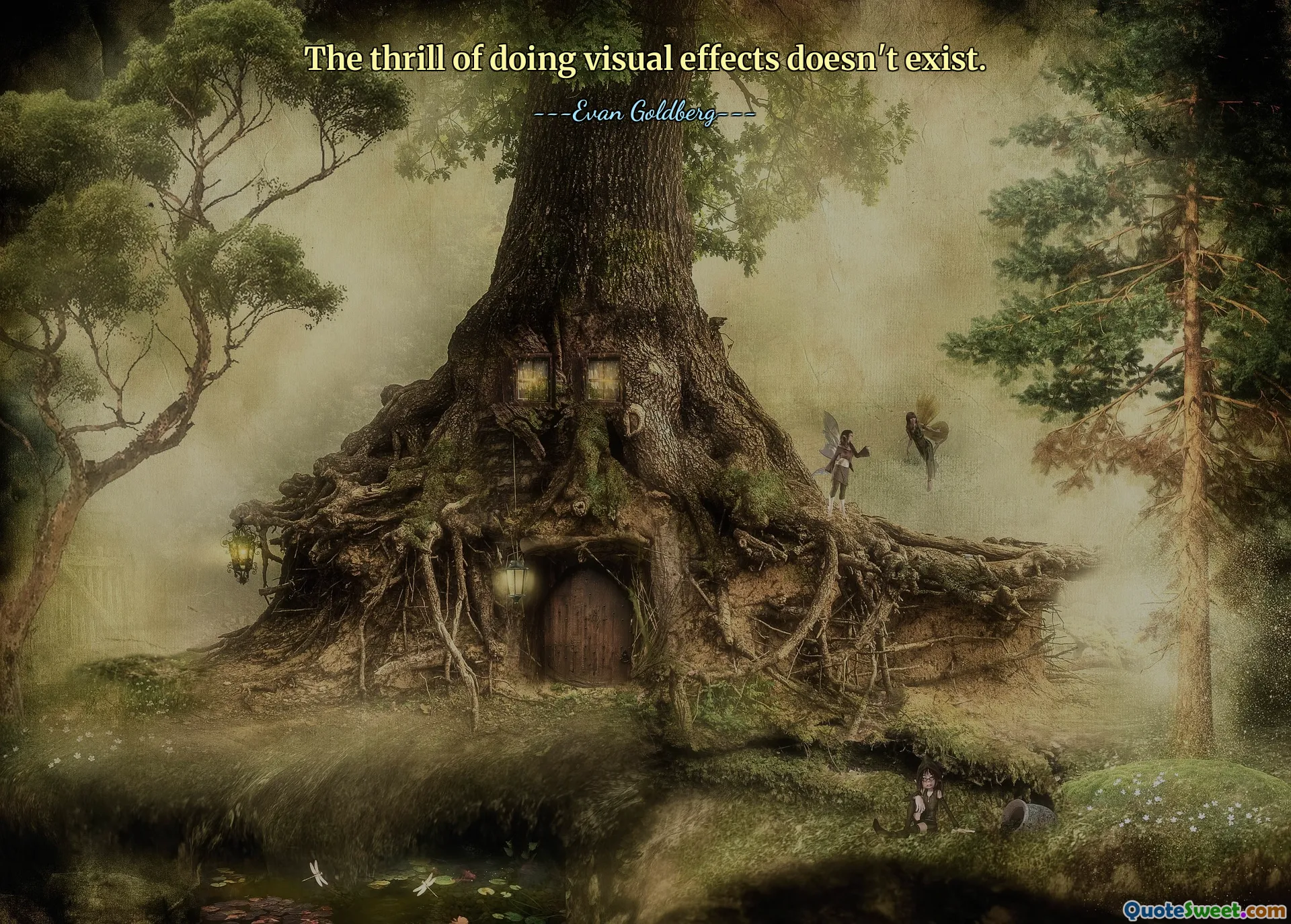 The thrill of doing visual effects doesn't exist.