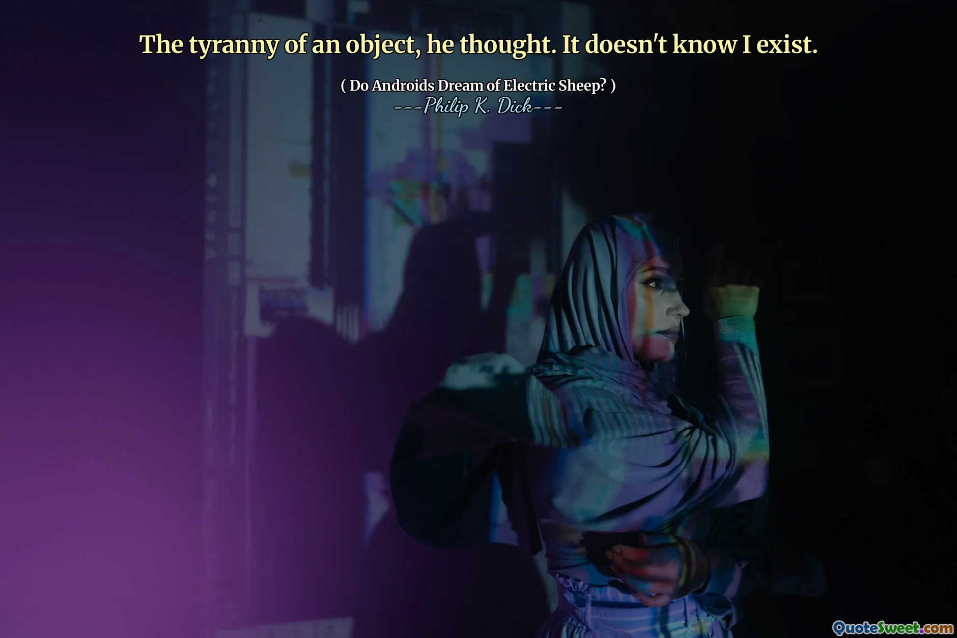 The tyranny of an object, he thought. It doesn't know I exist.