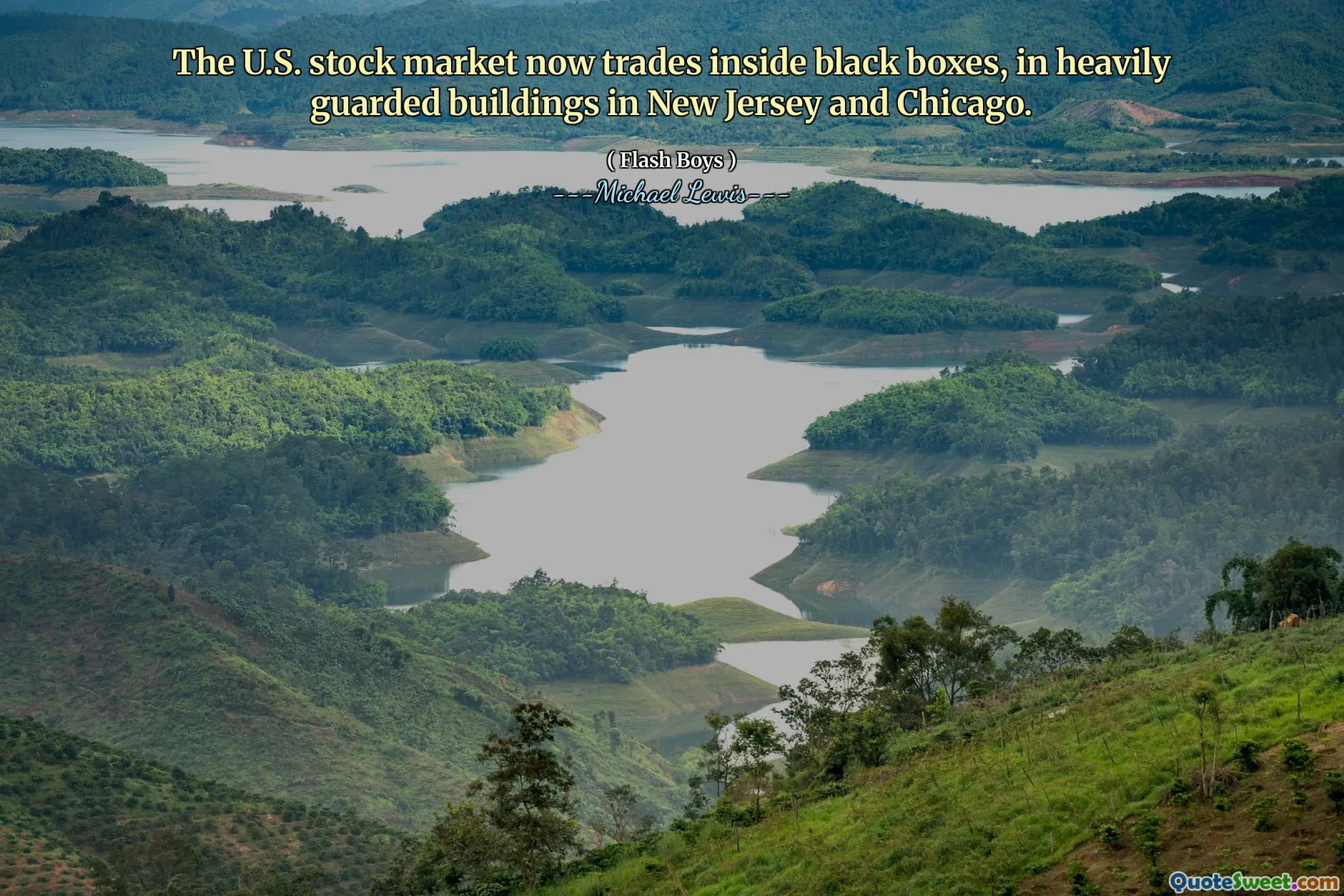 აშშ -ს საფონდო ბირჟა ახლა ვაჭრობს შავ ყუთებში, ნიუ ჯერსის და ჩიკაგოში მძიმედ დაცულ შენობებში.