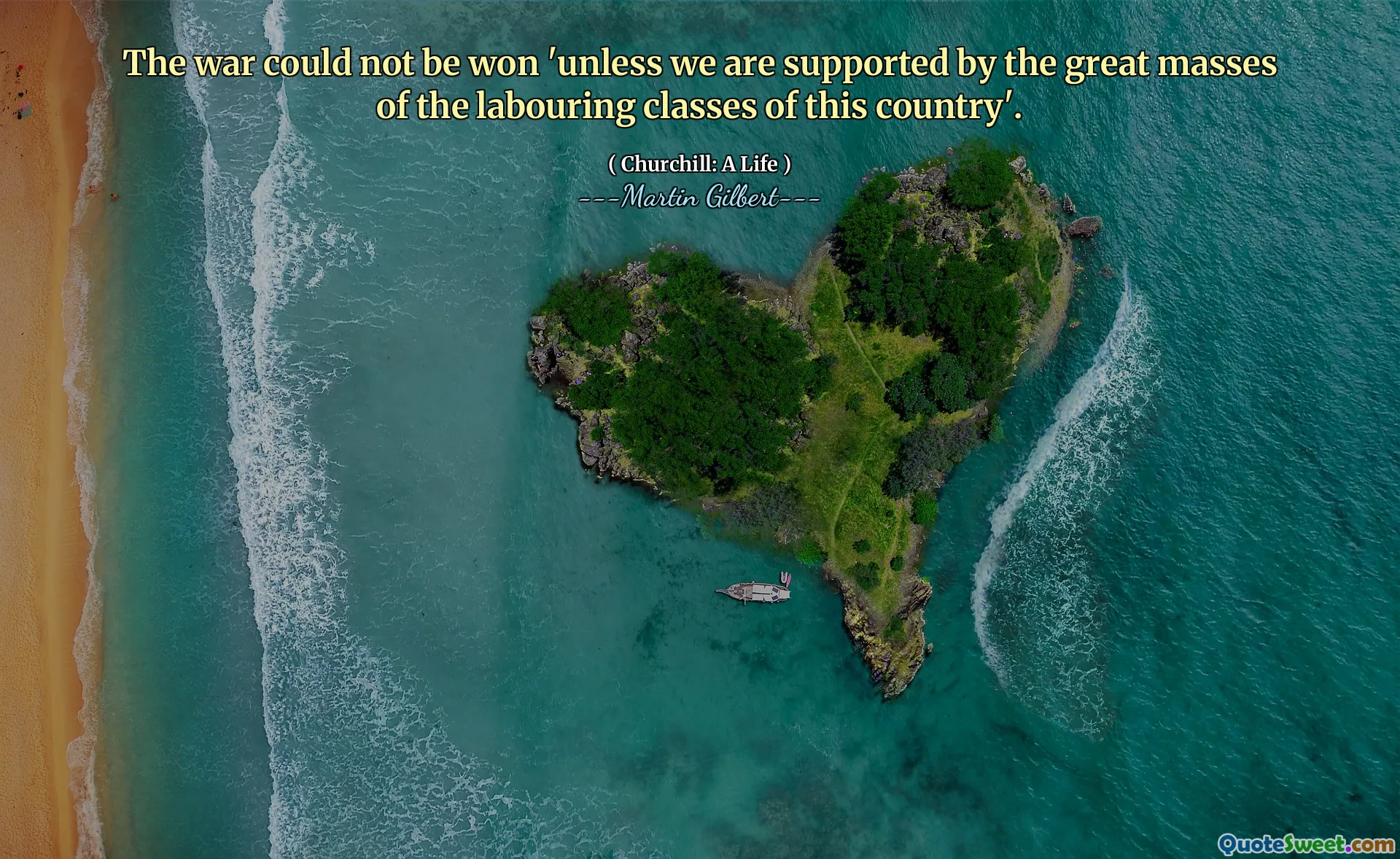 The war could not be won 'unless we are supported by the great masses of the labouring classes of this country'.