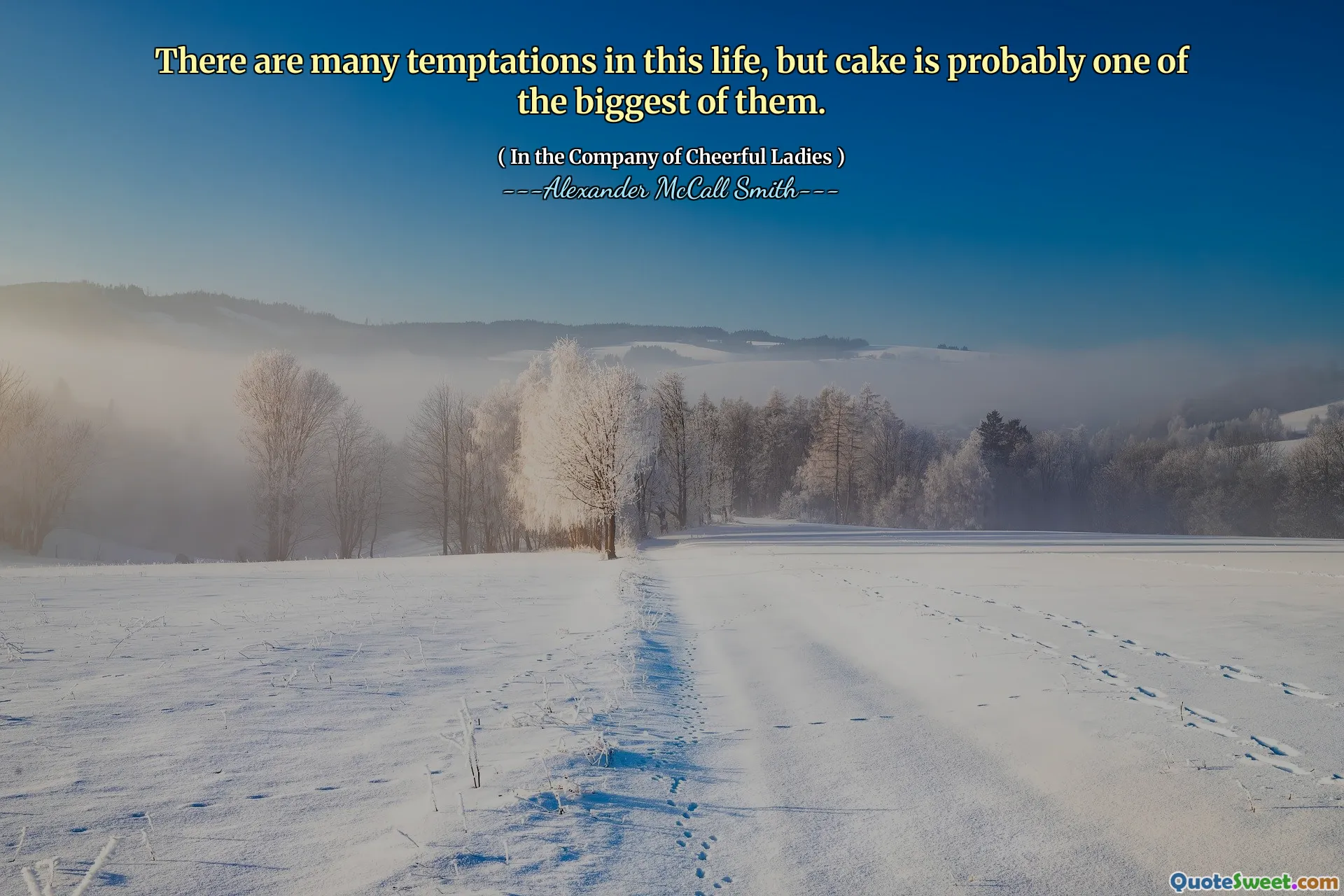 这一生中有很多诱惑，但蛋糕可能是其中最大的诱惑之一。