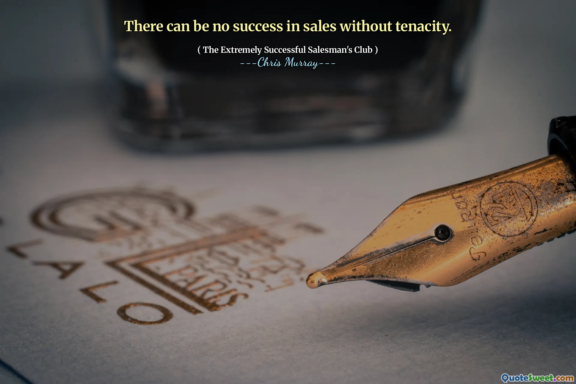 Non ci può essere successo nelle vendite senza tenacia.