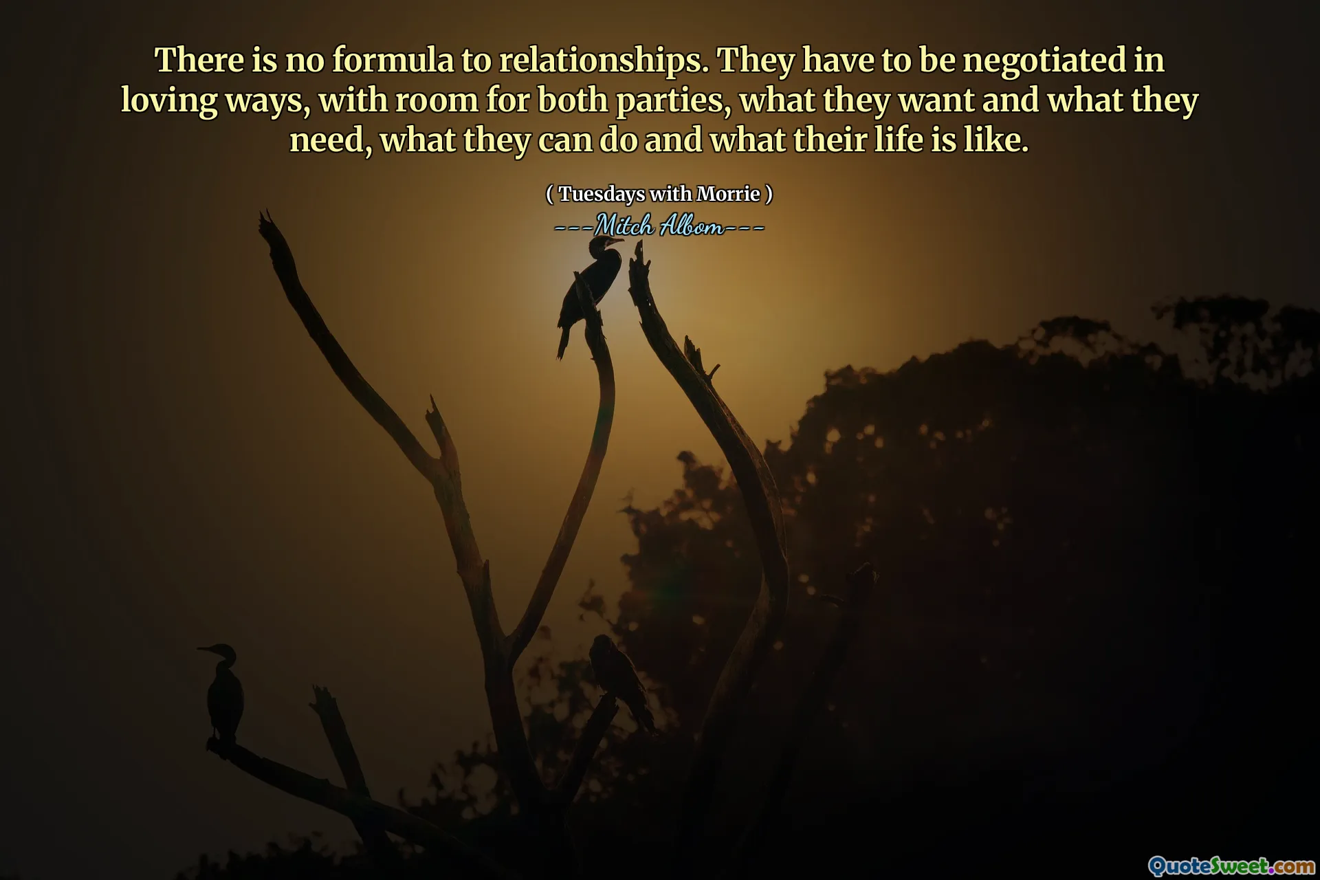 There is no formula to relationships. They have to be negotiated in loving ways, with room for both parties, what they want and what they need, what they can do and what their life is like.