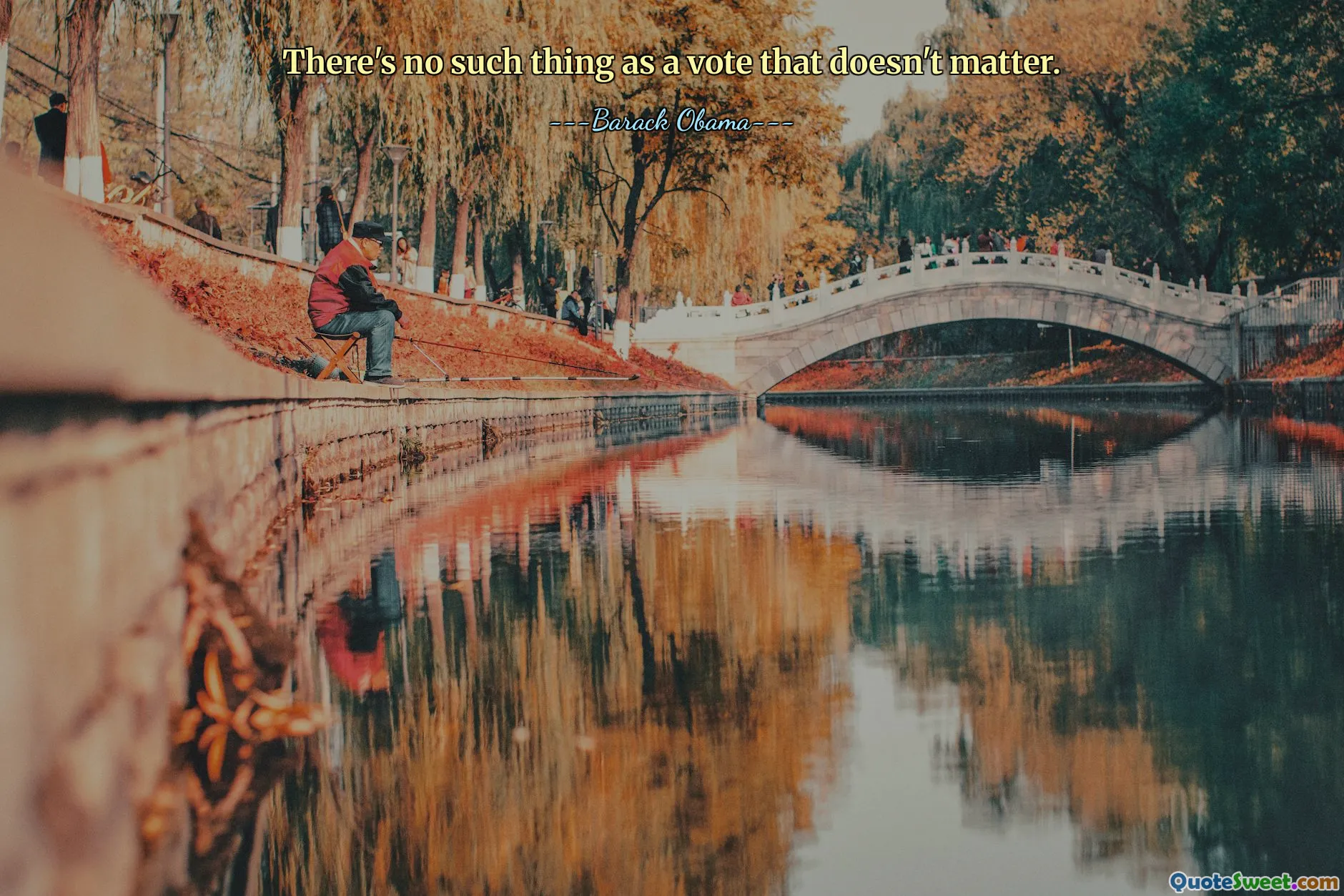 There's no such thing as a vote that doesn't matter.