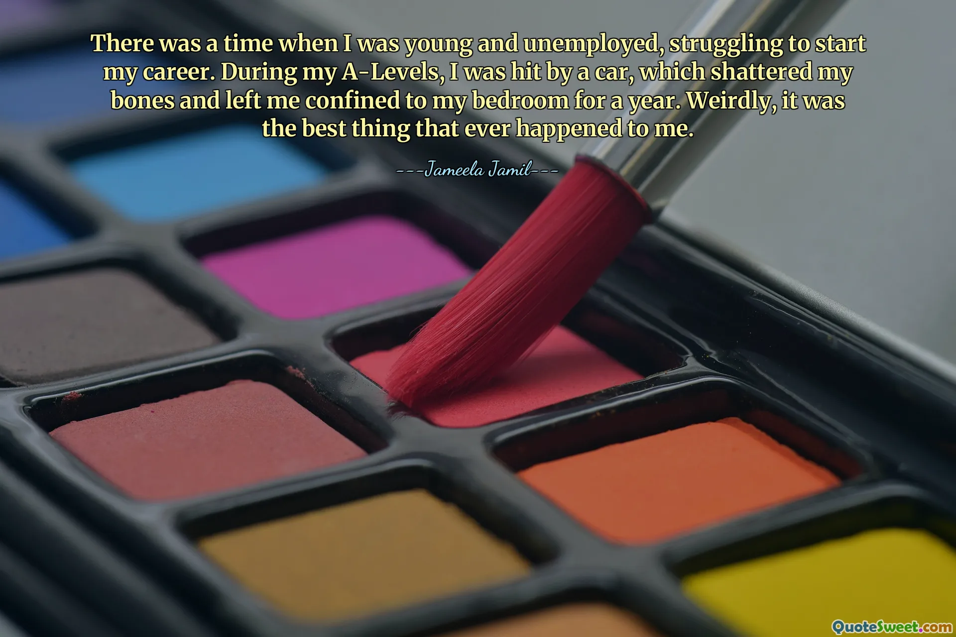 There was a time when I was young and unemployed, struggling to start my career. During my A-Levels, I was hit by a car, which shattered my bones and left me confined to my bedroom for a year. Weirdly, it was the best thing that ever happened to me.