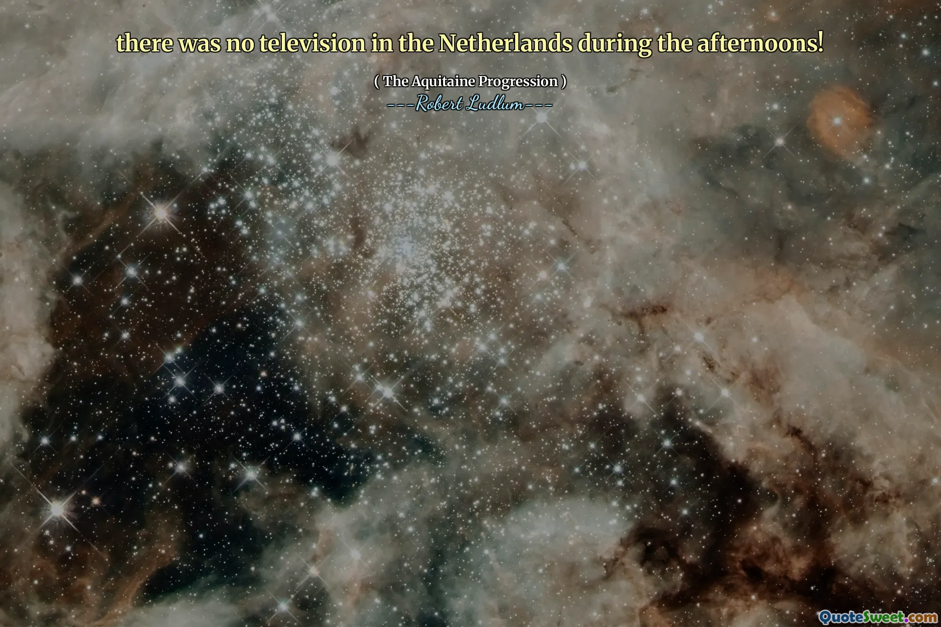 Det fanns ingen tv i Nederländerna under eftermiddagen!