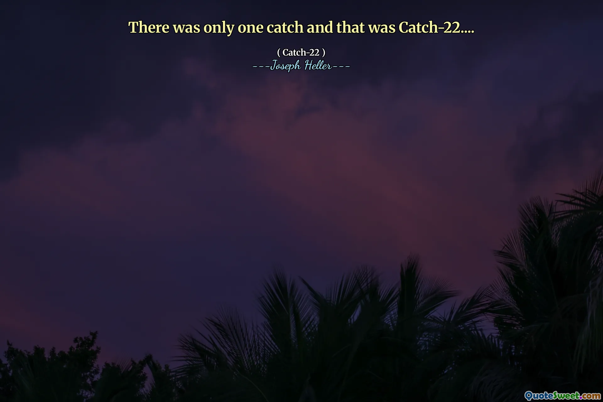 მხოლოდ ერთი დაჭერა იყო და ეს იყო Catch-22 ....