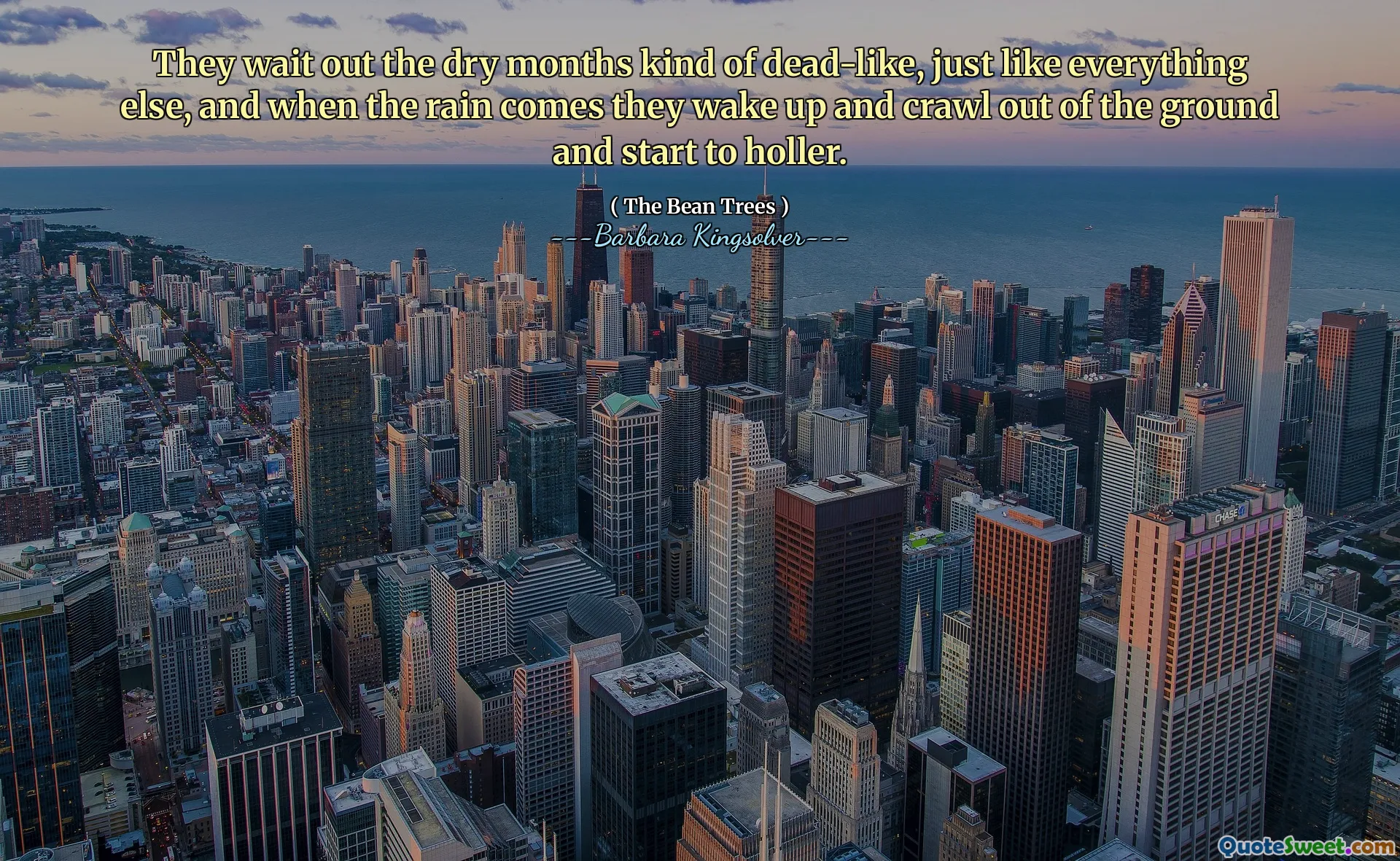 그들은 다른 모든 것들과 마찬가지로 건조한 달의 죽음과 같은 것을 기다립니다.