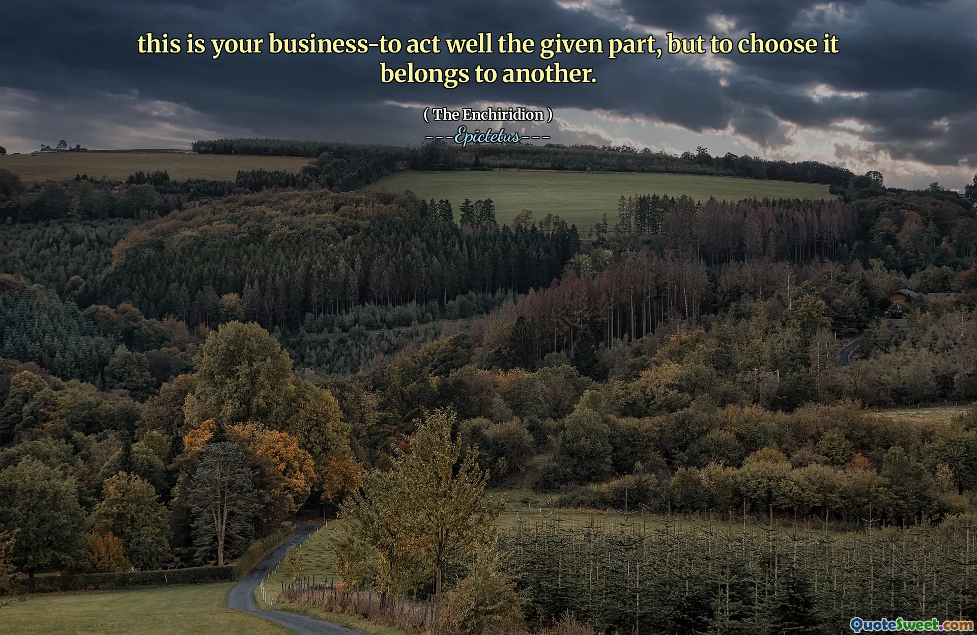 यह आपका व्यवसाय है, जो कि दिए गए हिस्से को अच्छी तरह से कार्य करता है, लेकिन इसे चुनने के लिए दूसरे का है।