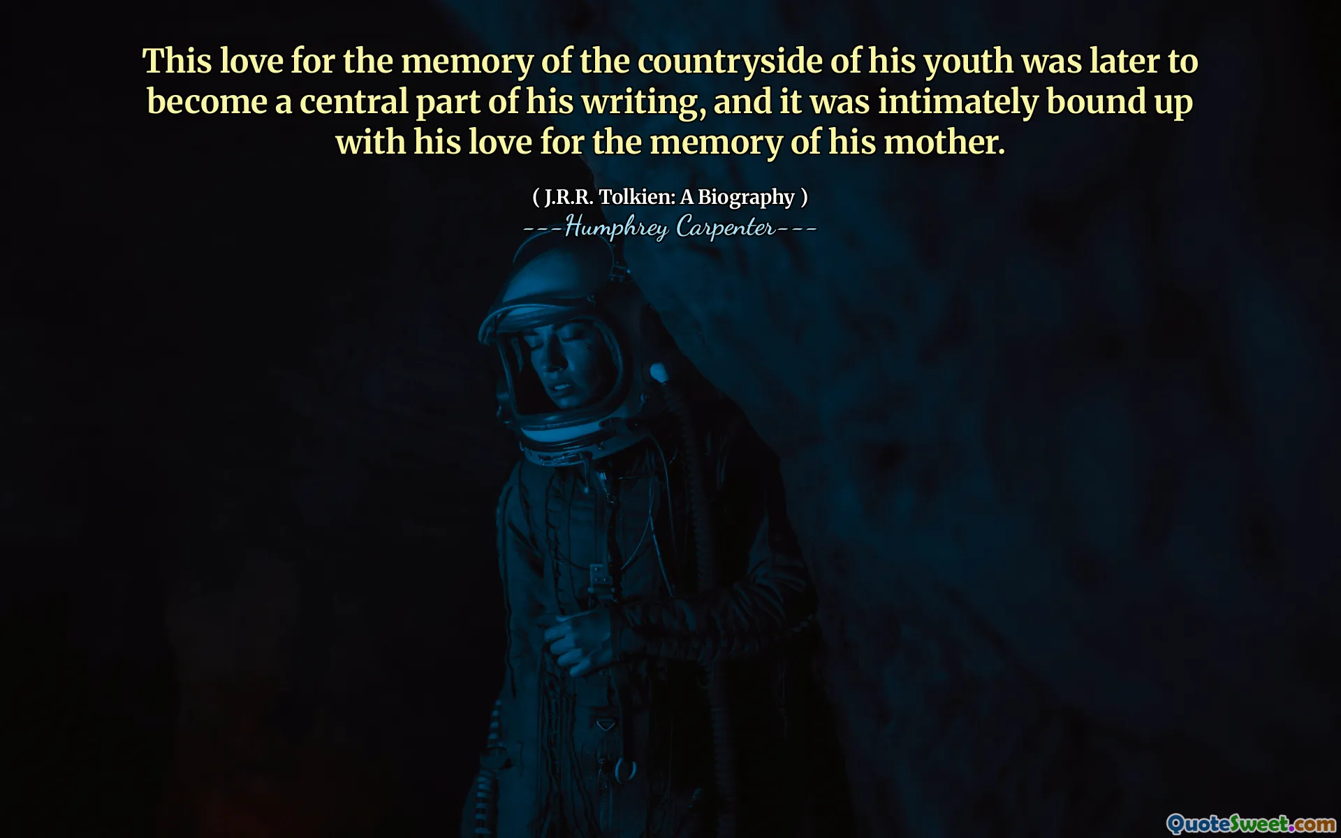 Diese Liebe zur Erinnerung an die Landschaft seiner Jugend sollte später ein zentraler Bestandteil seines Schreibens wurden, und sie war eng mit seiner Liebe zur Erinnerung an seine Mutter verbunden.