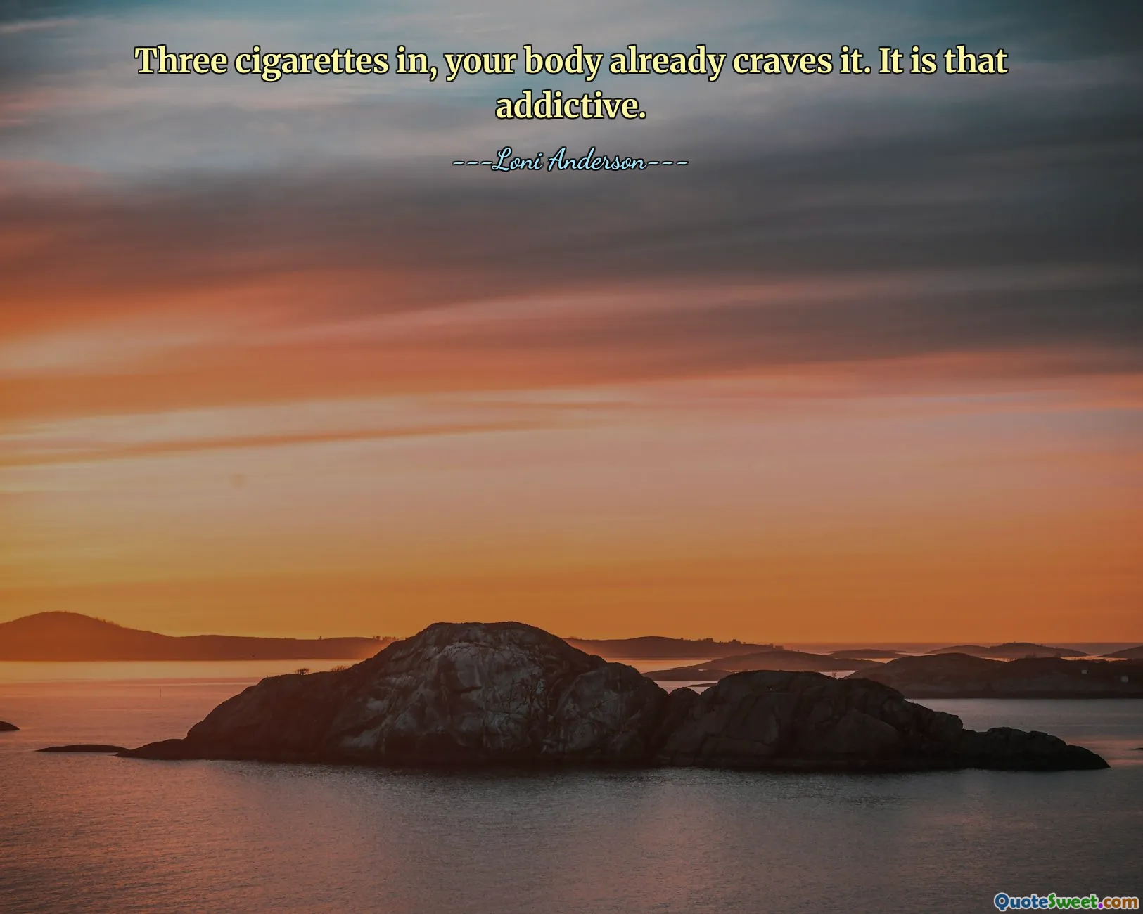 तीन सिगरेट, आपका शरीर पहले से ही इसकी चाहत रखता है। यह वह लत है.